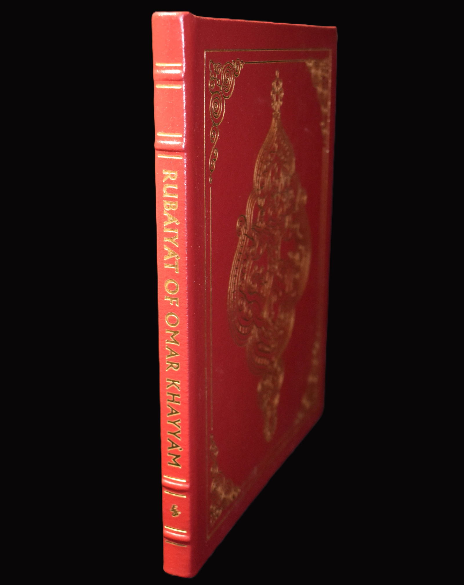 1976 Rubaiyat of Omar Khayyam by Edward Fitzgerald - Easton Press Full Leather Hardback - Like New: Rubaiyat of Omar Khayyam by Edward Fitzgerald (translator). Published by The Easton Press, Norwalk, CT, 1976. Fine condition full leather hardback with gold gilt to cover and page edges. Collector's E