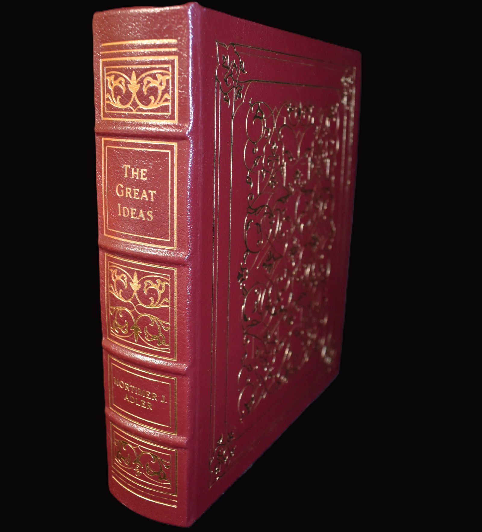 The Great Ideas, a Lexicon of Western Ideas by Mortimer J. Adler - Easton Press Full Leather 2001: The Great Ideas, a Lexicon of Western Ideas by Mortimer J. Adler. Published by Easton Press Norwalk, CT 2001. Fine condition full leather hardback with gold gilt to cover and page edges. Collector's E