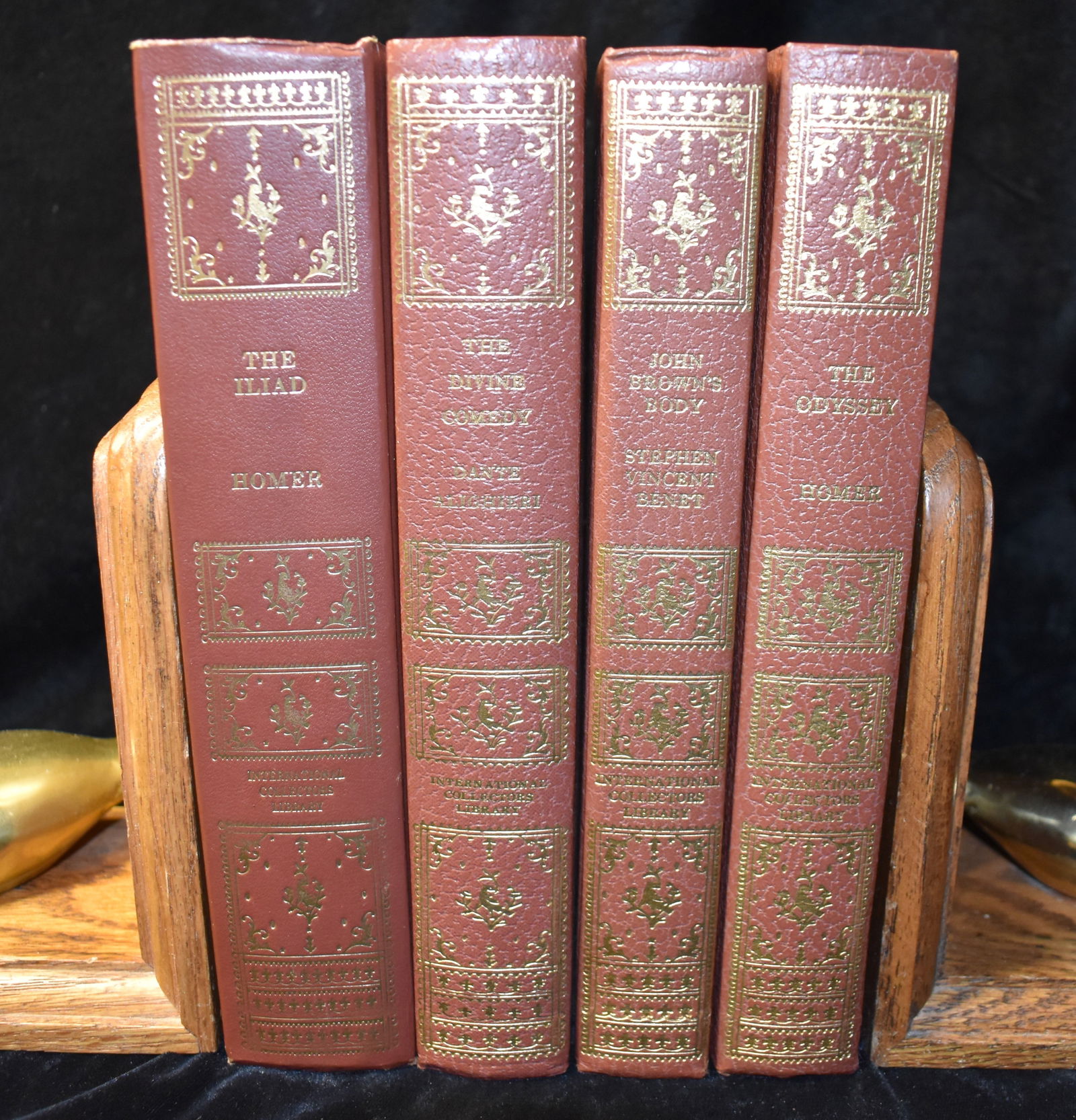 The Iliad & The Odyssey by Homer, Divine Comedy and John Brown's Body - Decorative Hardback Books (1 of 12)