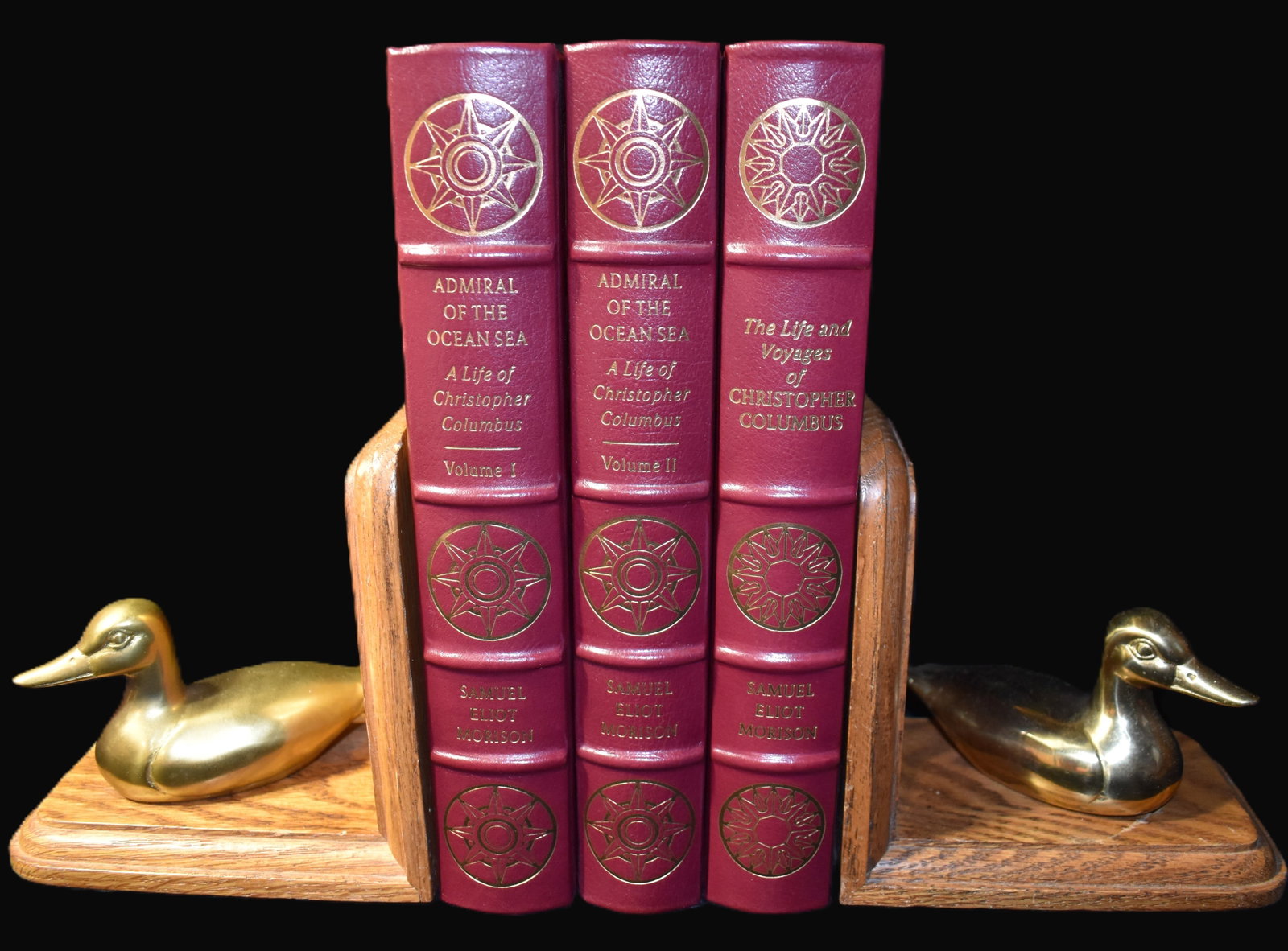Admiral of the Ocean Sea & A Life of Christopher Columbus by Samuel Morison - Easton Press Full: Admiral of the Ocean Sea A Life of Christopher Columbus, Volumes I & II by Morison, Samuel Eliot. Published by Easton Press 1991 & Journals and Other Documents on the Life and Voyages of Christopher C