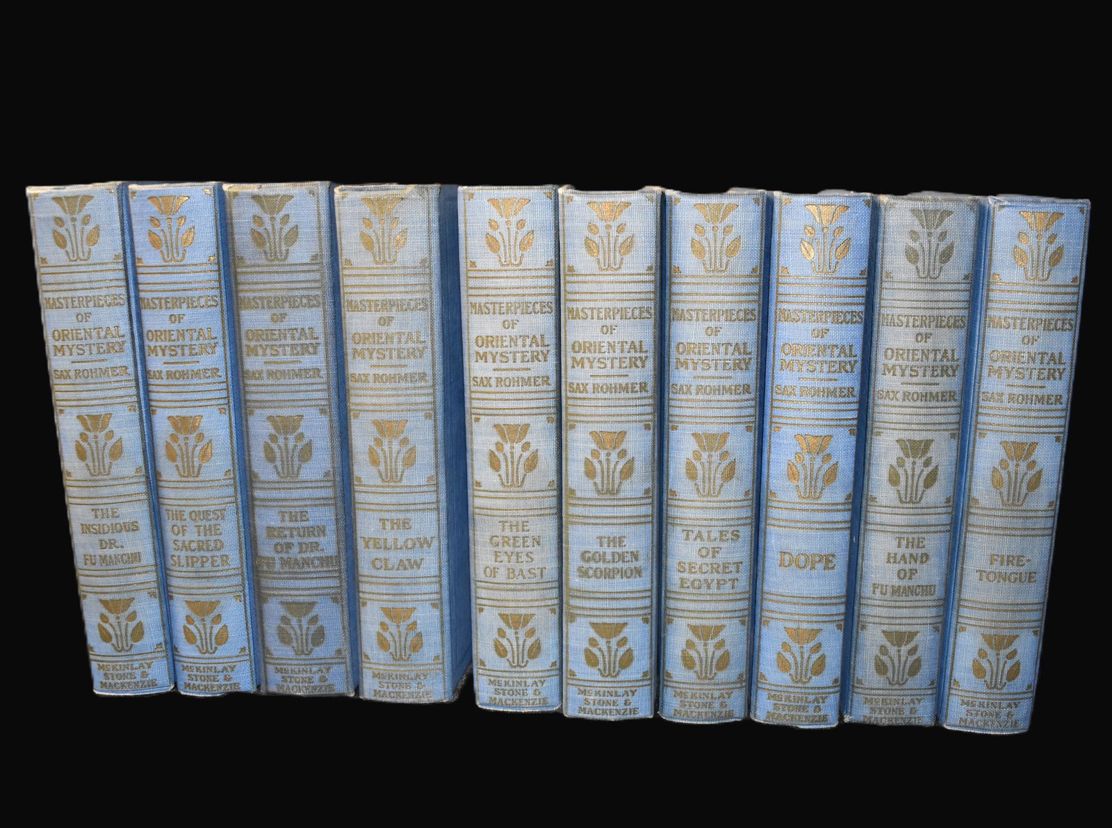 Masterpieces of Oriental Mystery (10 Volumes 1914-1920) - Dr Fu Manchu (1 of 13)