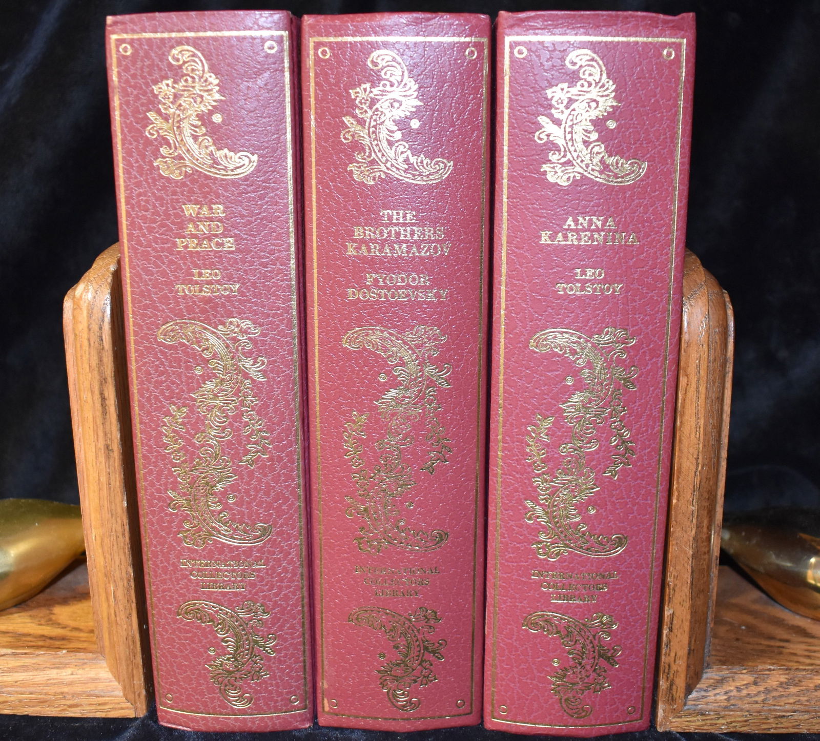 War and Peace (Tolstoy), Anna Karenina (Tolstoy) & The Brothers Karamazov - Decorative Hardbacks (1 of 11)