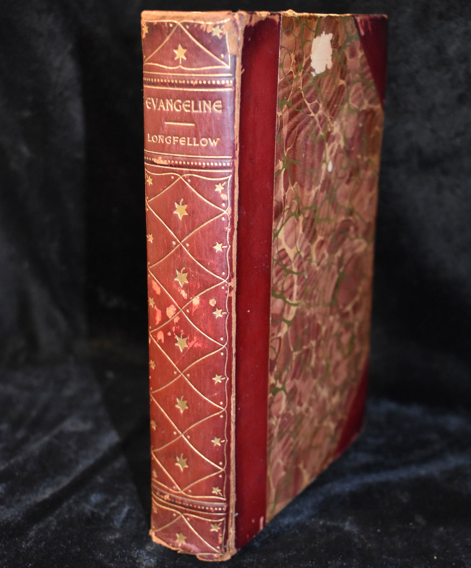 1900 Evangeline by Henry W. Longfellow - Half leather Hardback (1 of 12)