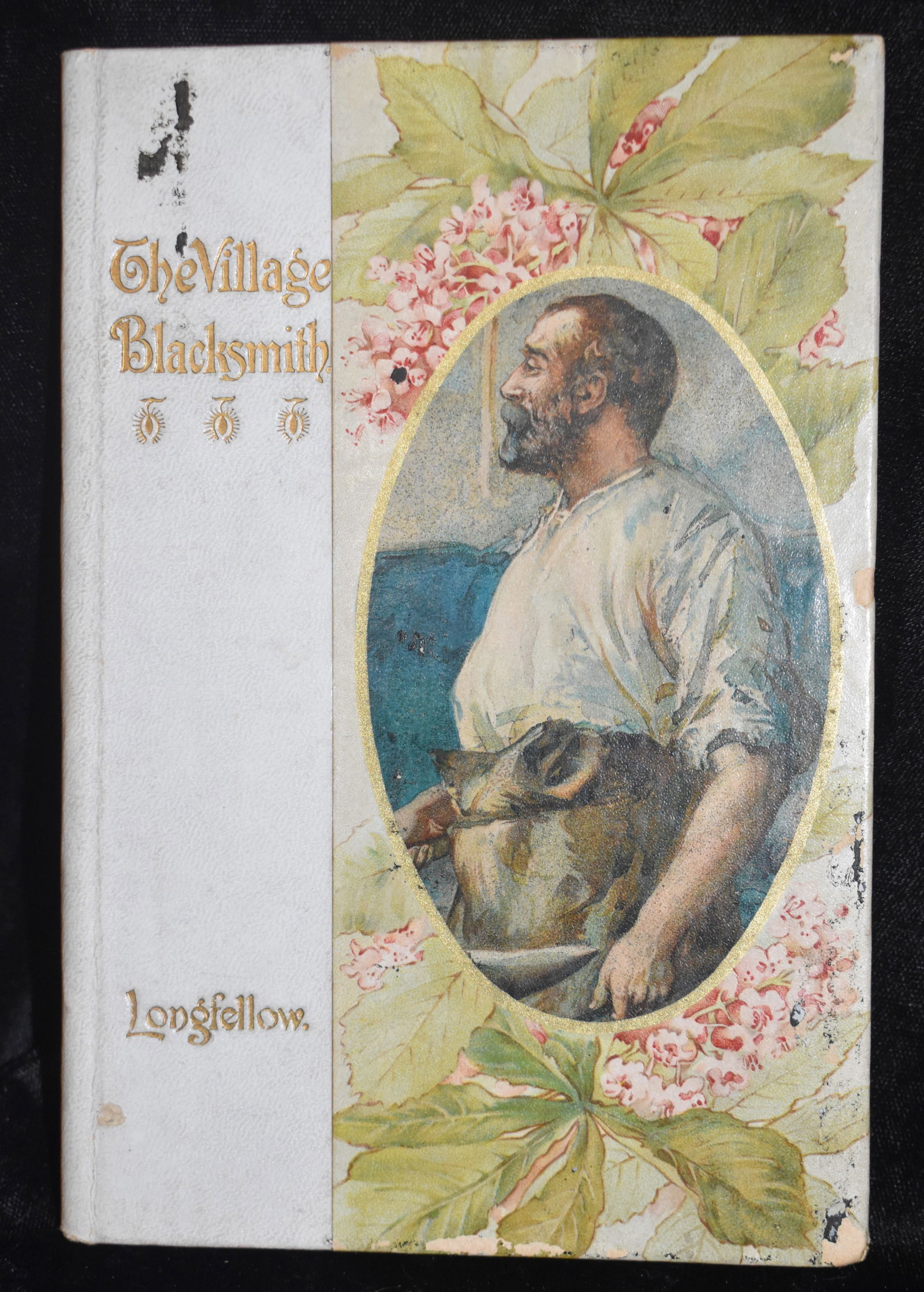1885 The Village Blacksmith by Longfellow - Poetry (1 of 5)
