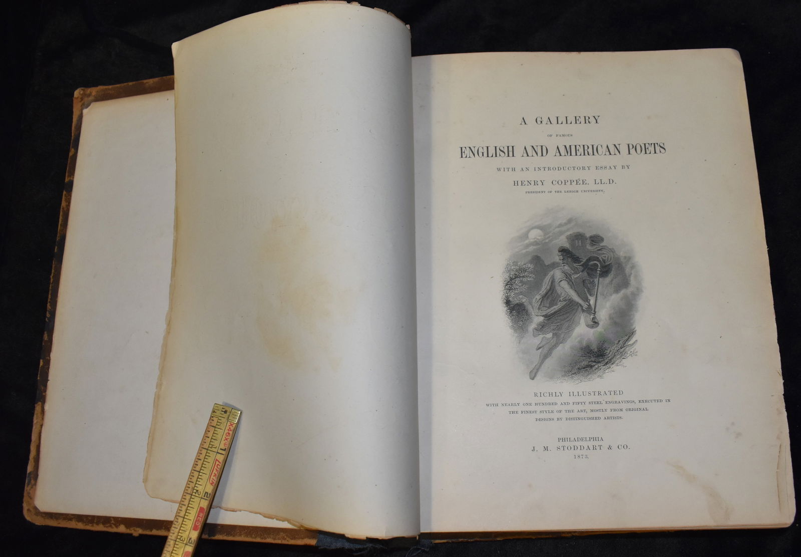 1873 A Gallery of Famous English and American Poets by Henry Coppee (1 of 7)