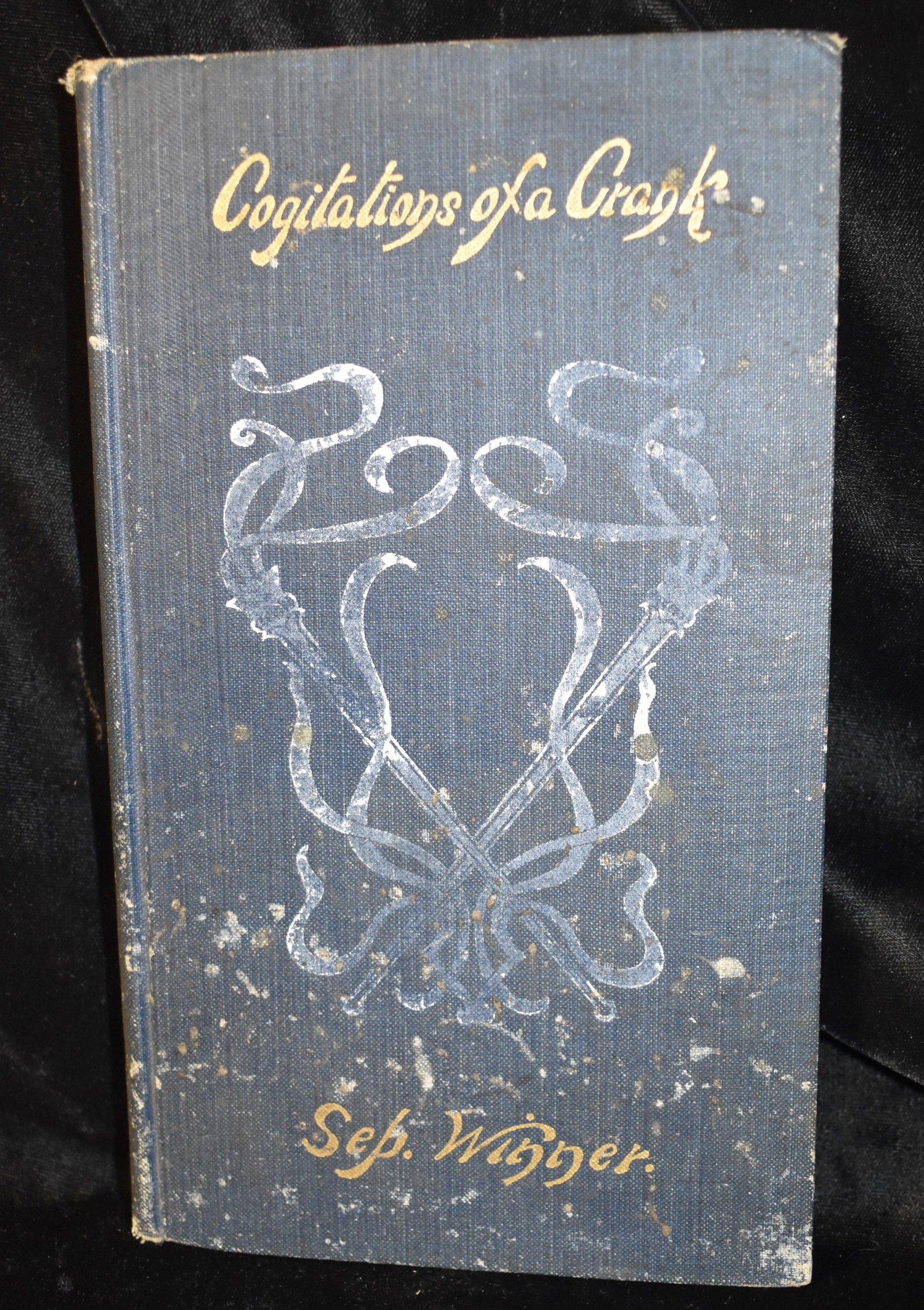 1903 Cogitations of a Crank at Three Score Years and Ten - Poetry: Cogitations of a Crank at Three Score Years and Ten by Septimus Winner. Published by Drexel Biddle press, 1903. Good condition hardback. Cover has some wear. Internally has some foxing.