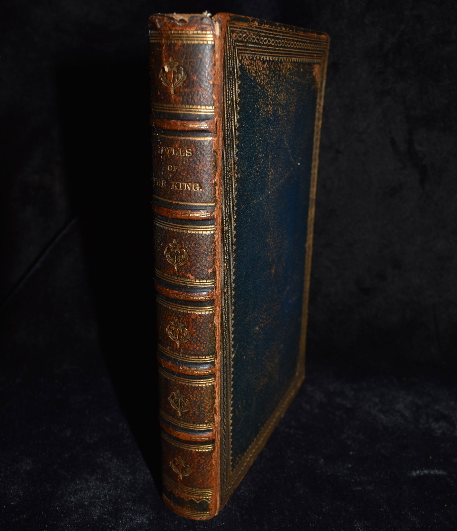 1867 Idylls of the King by Lord Alfred Tennyson: Idylls of the King by Alfred, Lord Tennyson. Published by Edward Moxon and Co, London, 1867. Hardback w/ gold gilt. Cover has some wear. Internally very nice for its age.