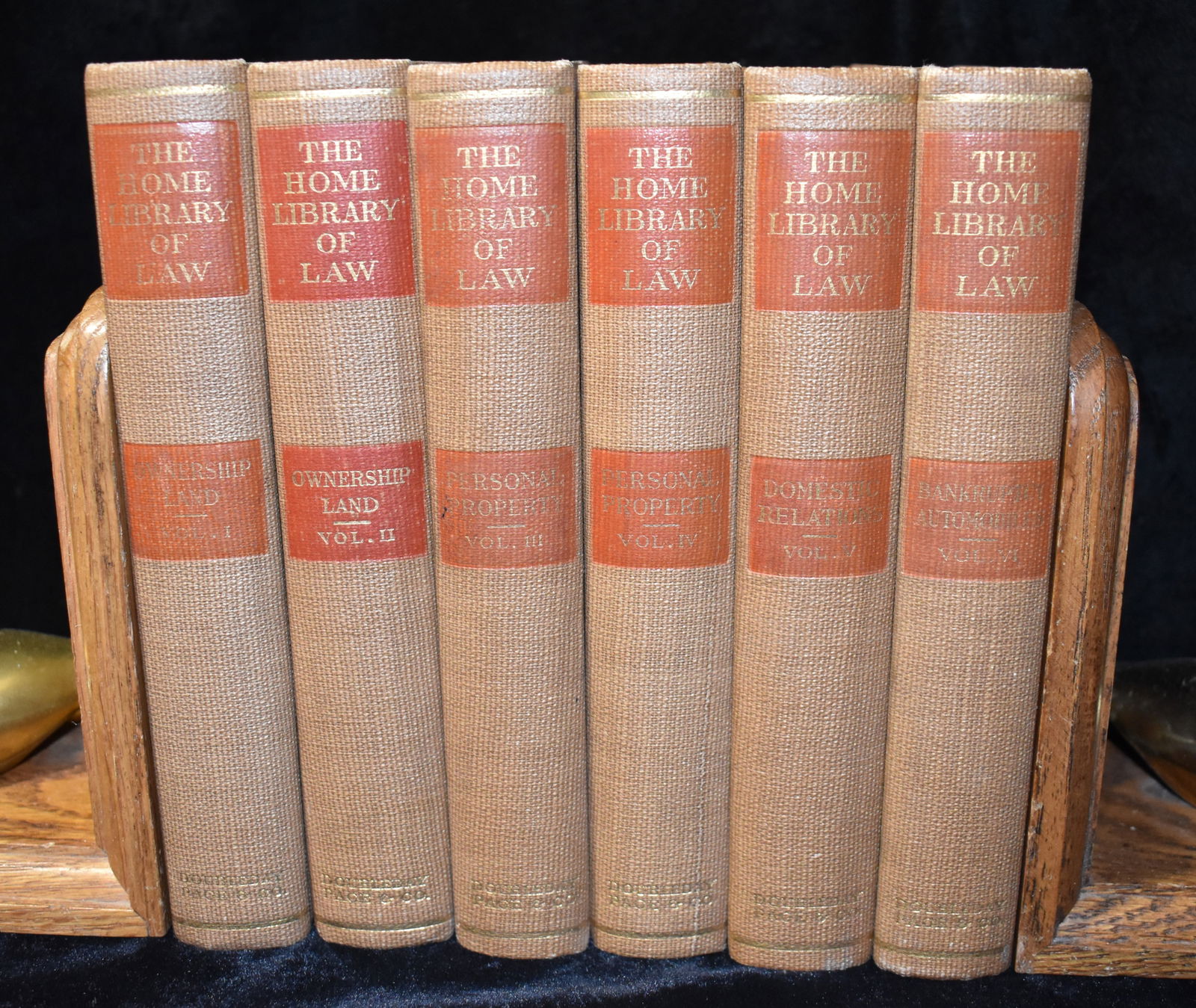 1915 The Home Library of Law by Albert Bolles - 6 Volume Set (1 of 9)