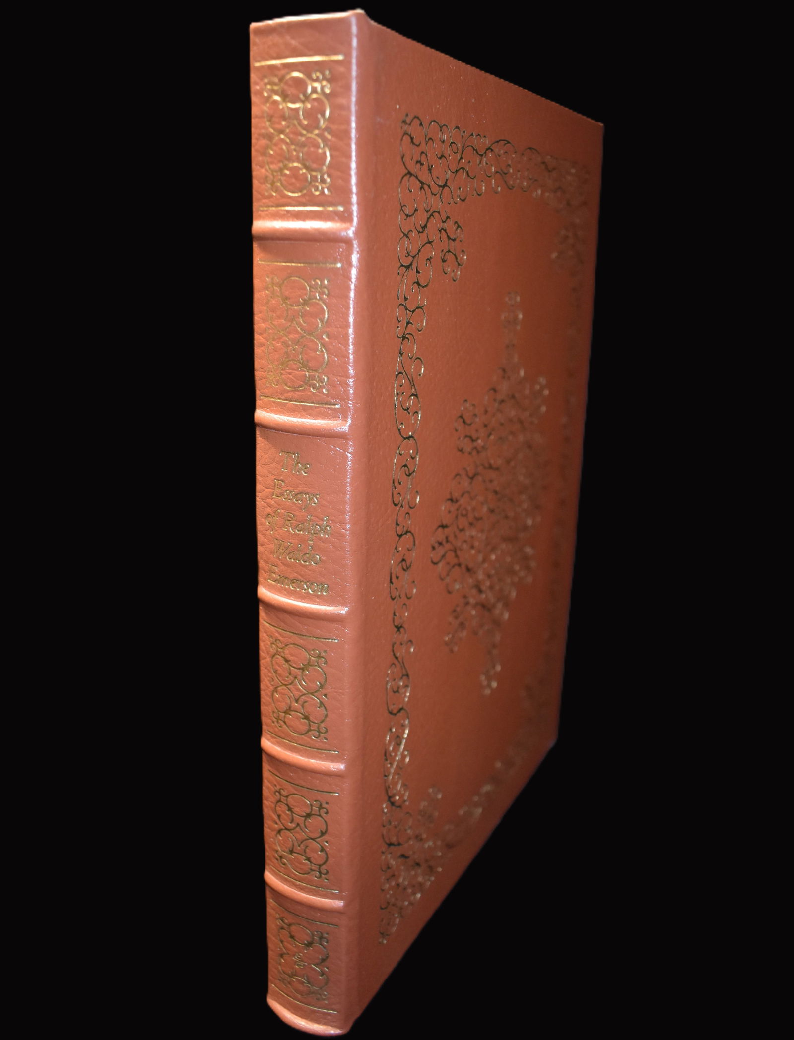 The Essays of Ralph Waldo Emerson by Ralph Emerson - 1979 Full Leather Hardback by Easton Press (1 of 7)