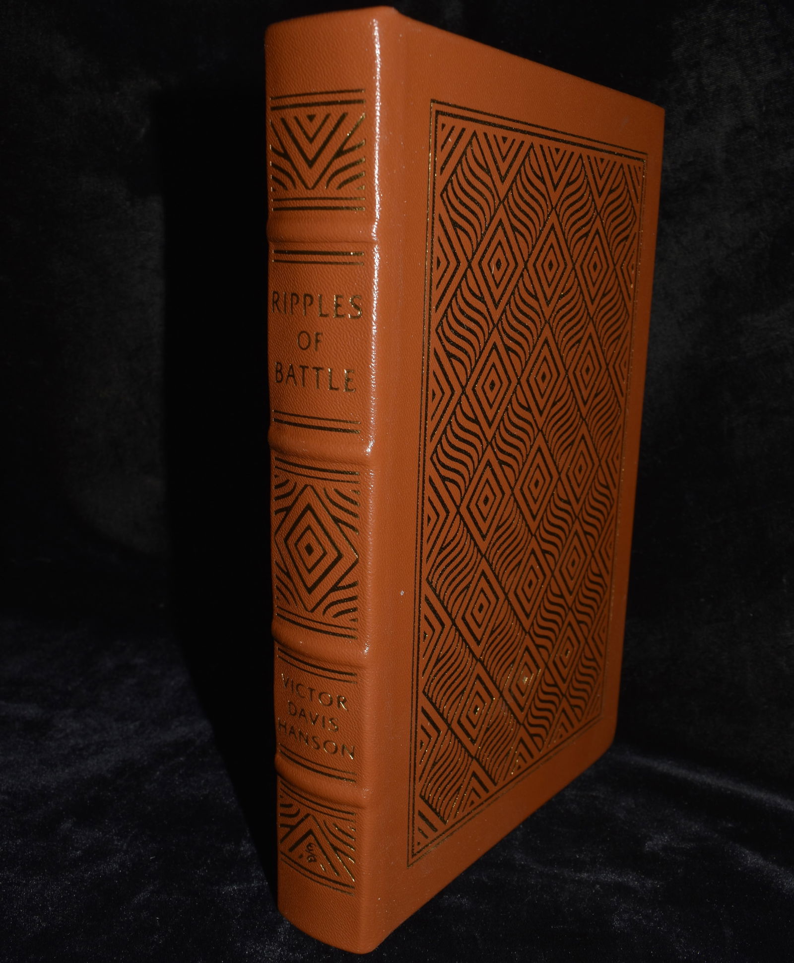 2019 Ripples of Battle - Easton Press Full Leather Hardback - Like New: Ripples of Battle: How Wars of the Past Still Determine How We Fight, How We Live, and How We Think by Victor Davis Hanson. Published by Easton Press, 2019. Fine condition full leather hardback with g