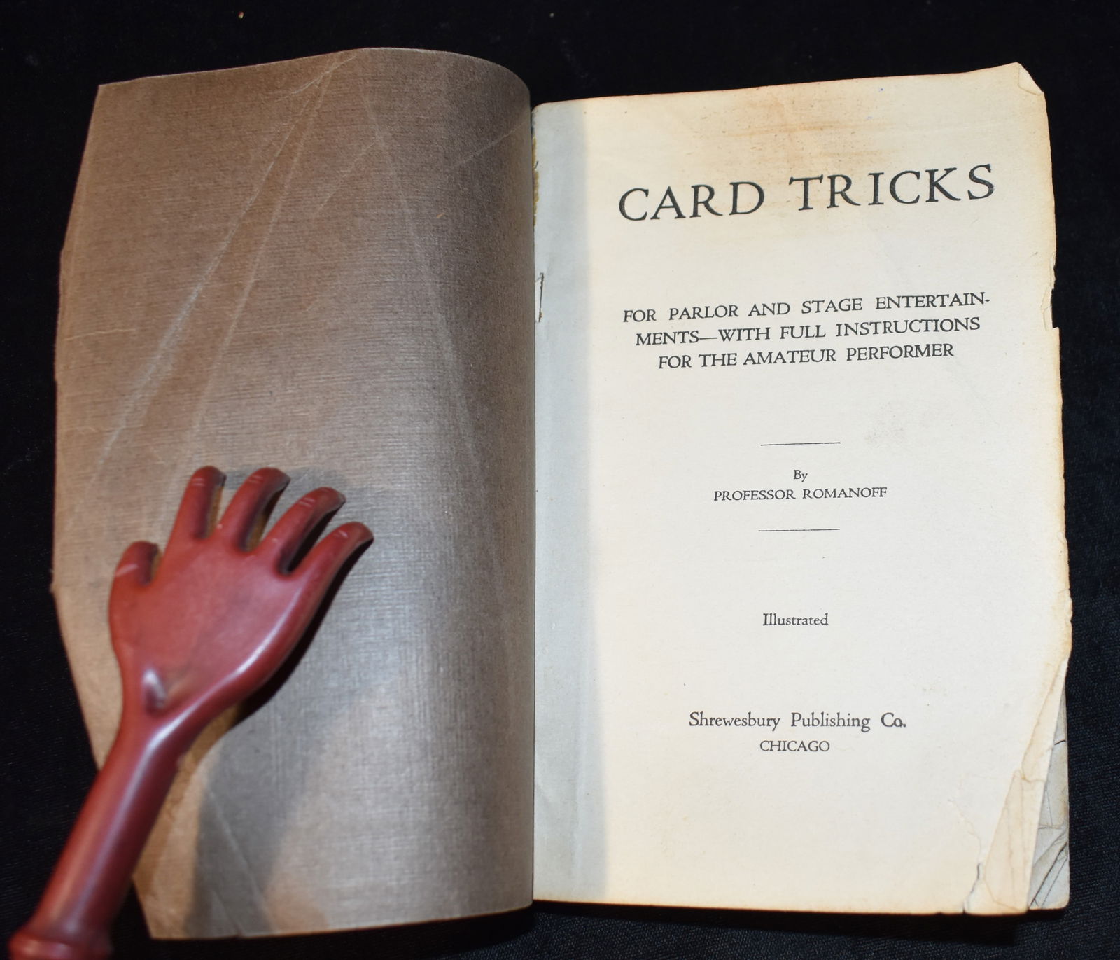 1916 Card Tricks: For Parlor and Stage Entertainments - Softback Book (1 of 8)