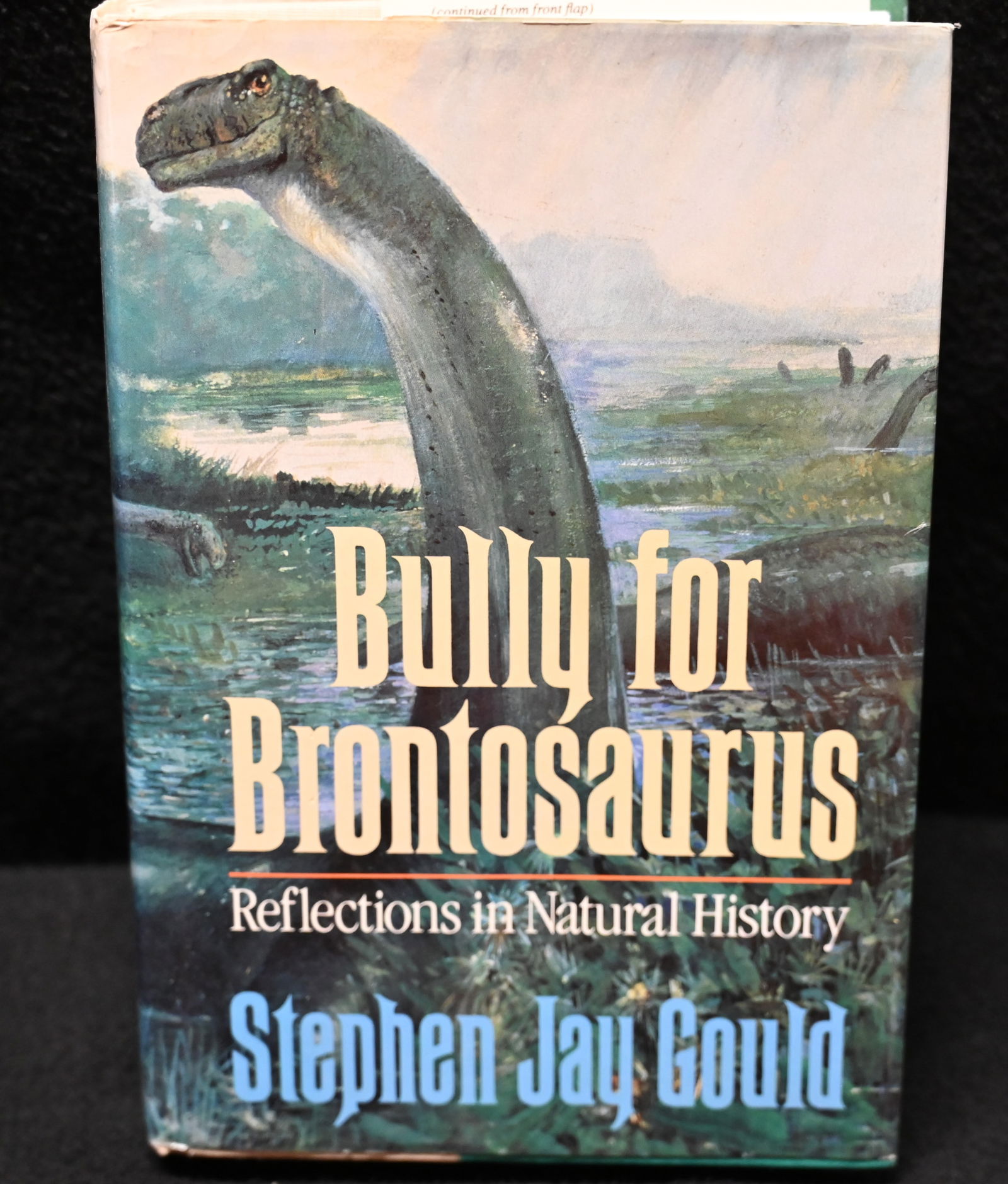 1st Edition - BULLY FOR BRONTOSAURUS Reflections in Natural History (1 of 8)