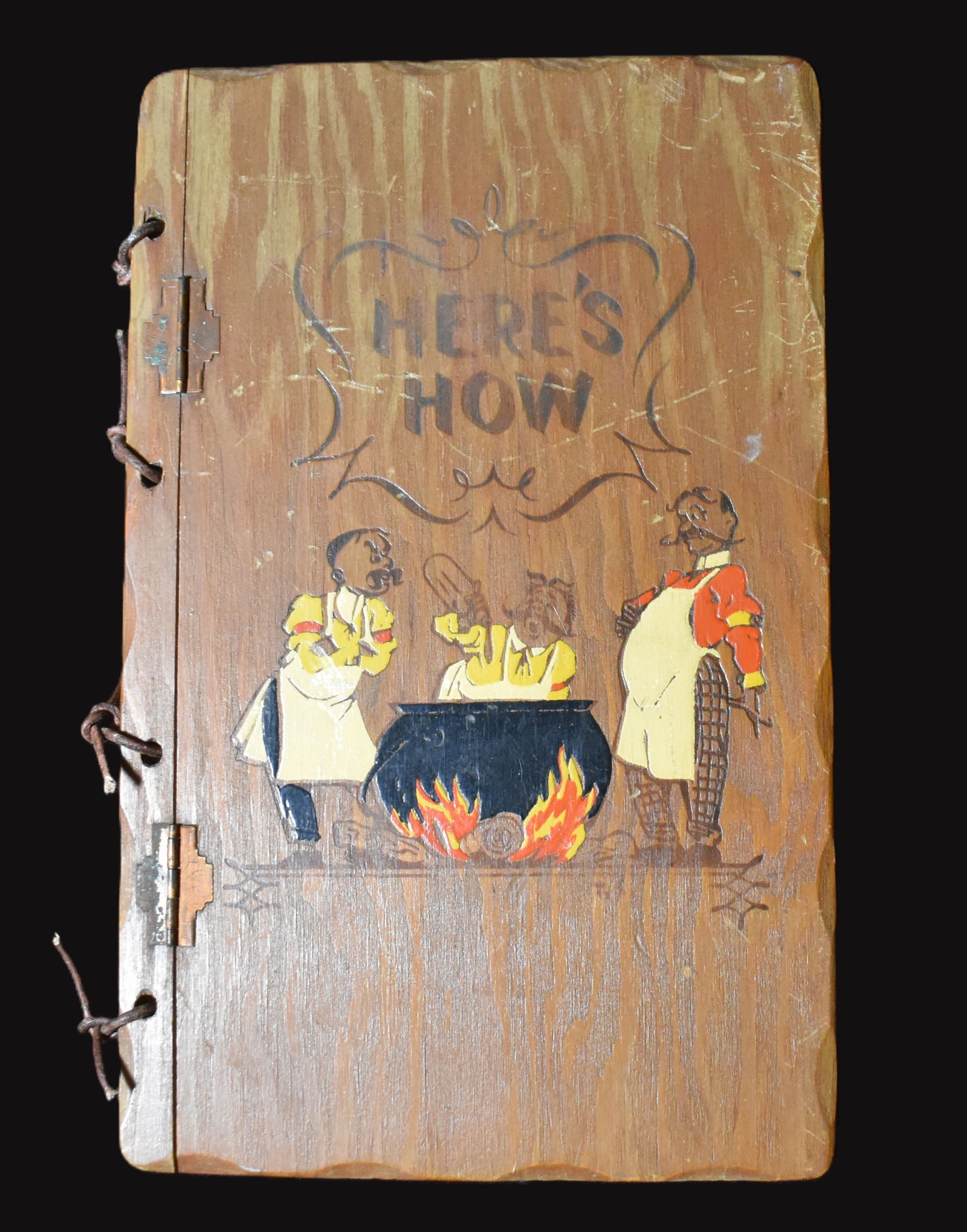 1941 Here's How Mixed Drinks  - Wood Board Book (1 of 8)