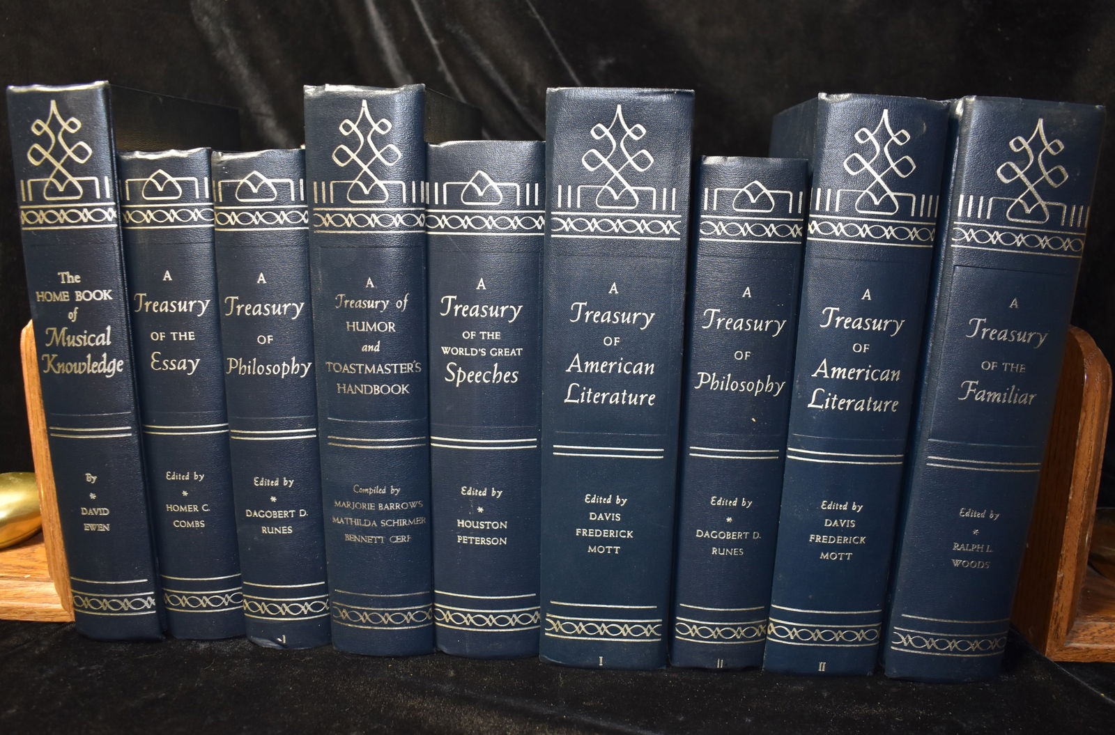 7 Book Set plus 1 - A Treasury of American Literature (2 volumes), A Treasury of the World's Great (1 of 14)