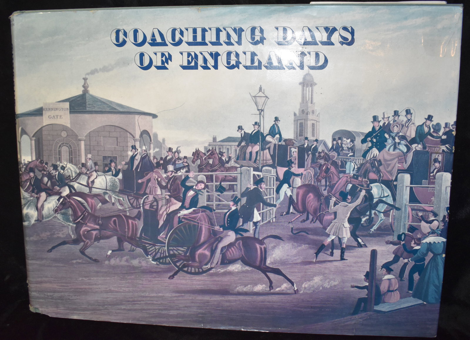 1966 Coaching Days of England by Anthony Burgers - Large Folio Size Book: Coaching Days of England by Anthony Burgers. Published by PAUL ELEK PUBLISHERS LTD 1966. Large Folio Size Hardback Book in very good condition with dust cover measuring 15 1/4" x 50 3/4" x 1".
