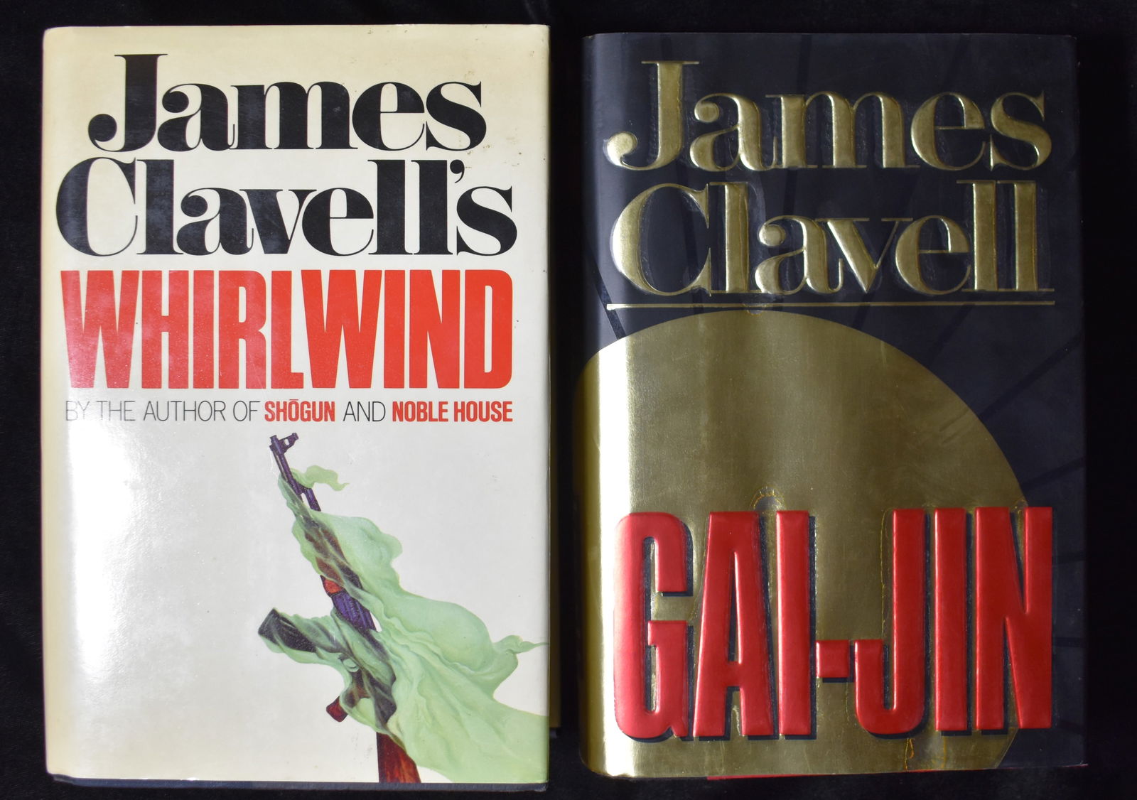 Author of Shogun 1st Editions x2 - Whirlwind 1986 & Gai-Jin by James Clavell (1 of 11)
