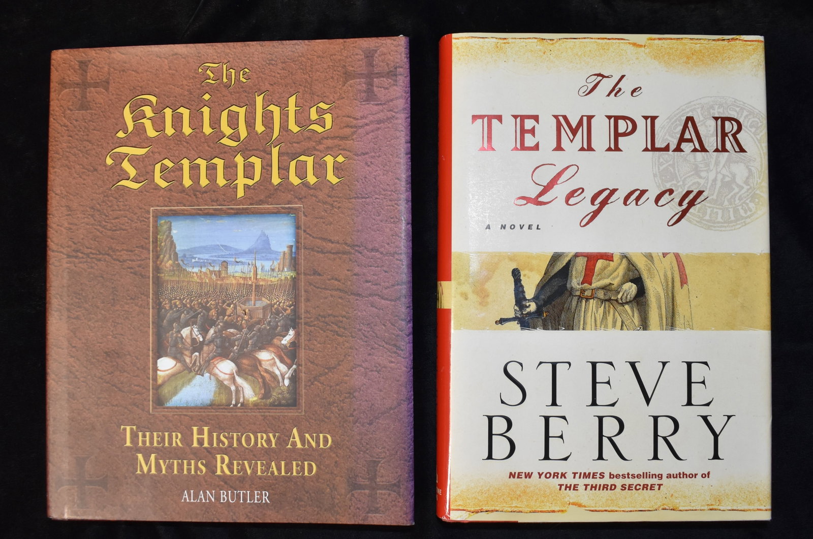 The Templar Legacy 2006 1st Edition & The Knights Templar Their History and Myths Revealed by Alan: The Knights Templar : Their History and Myths Revealed by Butler, Alan. Published by Metro Books, 2013. The Templar Legacy: A Novel by Steve Berry. Published by Ballantine Books February 2006. 1st Edi