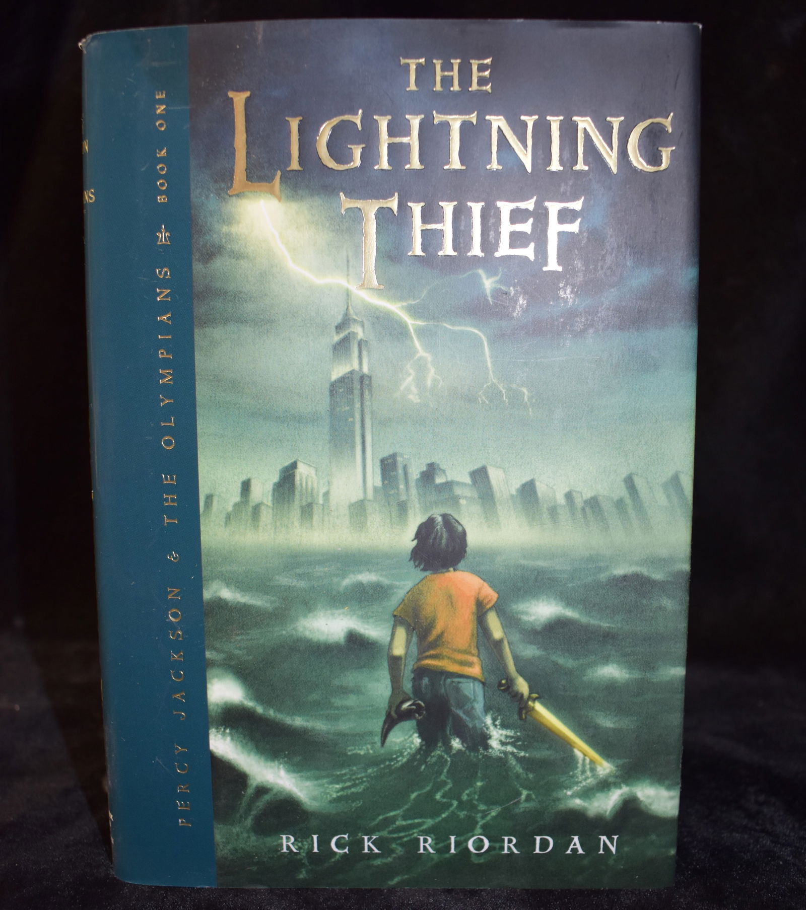 1st Edition - The Lightning Thief (Percy Jackson and the Olympians, Book 1) by Rick Riordan 2005: The Lightning Thief (Percy Jackson and the Olympians, Book 1) by Riordan, Rick. Published by Miramax Books; Hyperion Books, 2005. 1st Edition. Hardback in fine or near fine condition w/ dust cover.