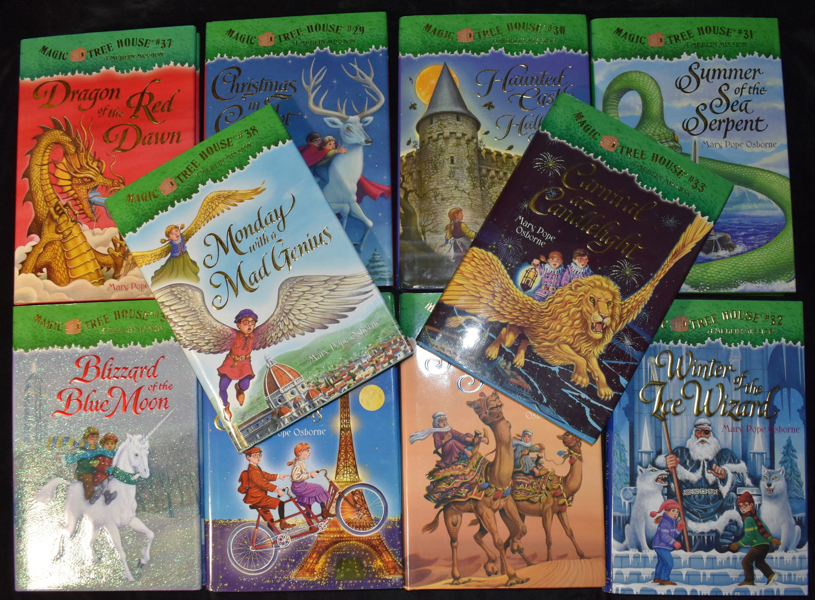 Magic Tree House Books 29 thru 38 - 2001 Hardbacks w/ Dust Covers 1st Editions (1 of 6)