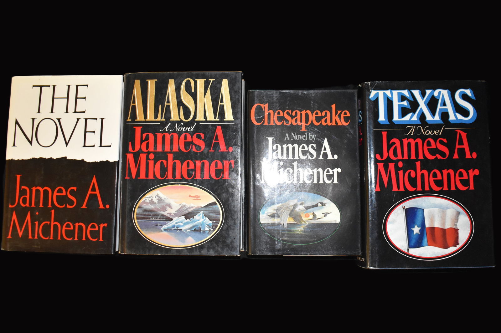James A. Michener 4 Hardback Books (One 1st Edition) - Alaska, The Novel, Chesapeake, (1 of 14)