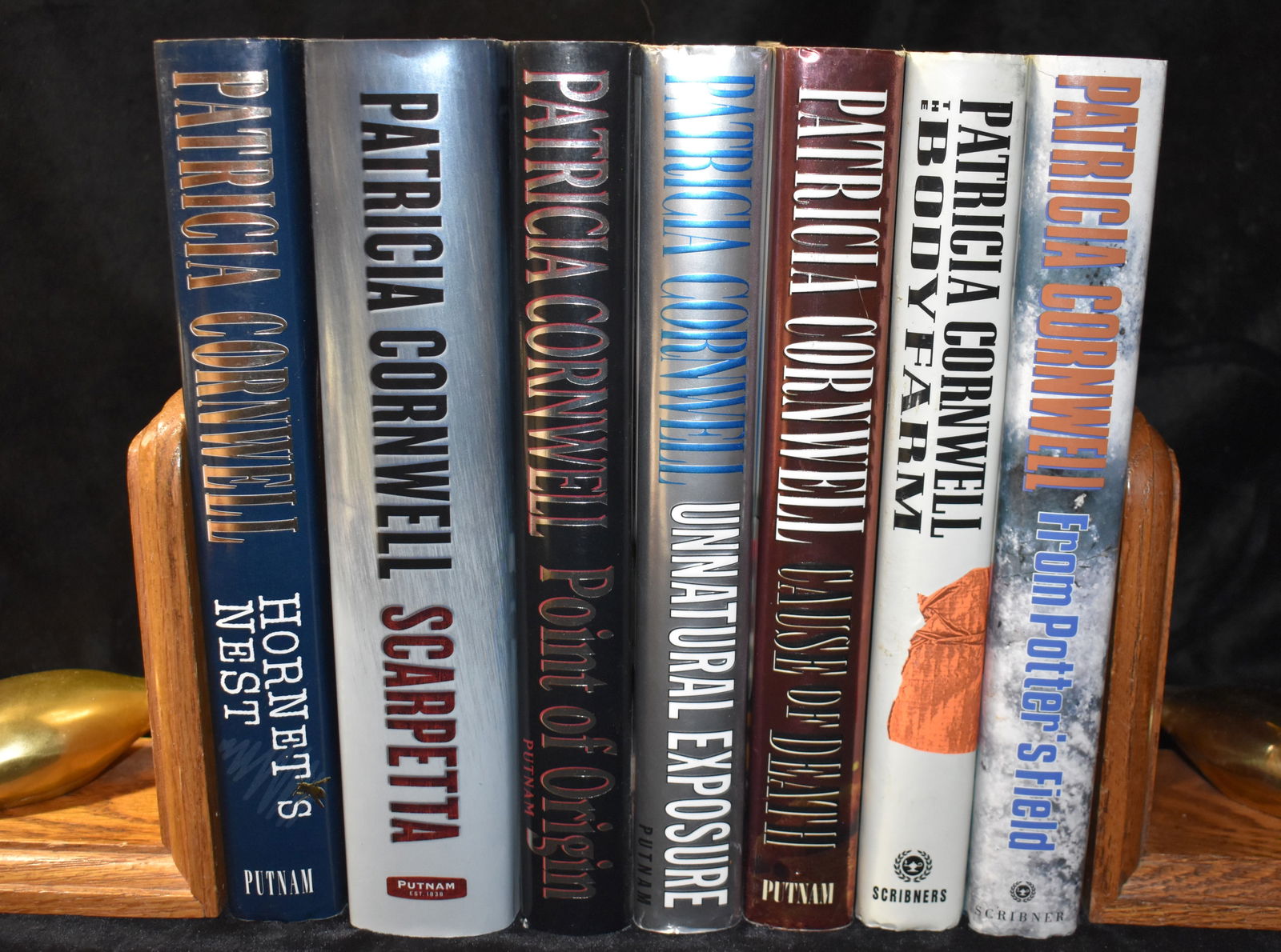 Patricia Cornwell 7 Hardback Novels - Cause of Death, Point of Origin, Hornet's Nest (1 of 20)