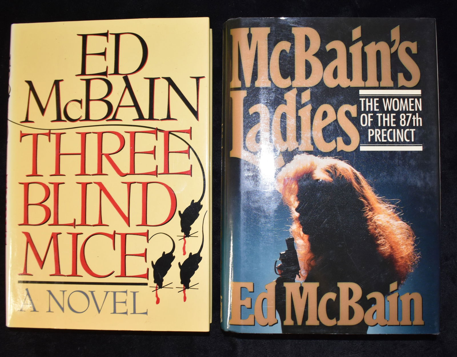 Ed McBain 2 1st Edition Hardback Books - Three Blind Mice & McBain's Ladies (1 of 10)