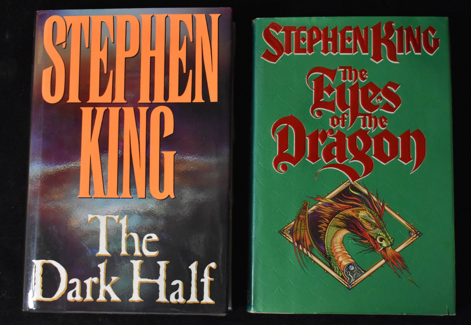 Stephen King 2 Hardback Books - The Dark Half & The Eyes of the Dragon (1 of 10)