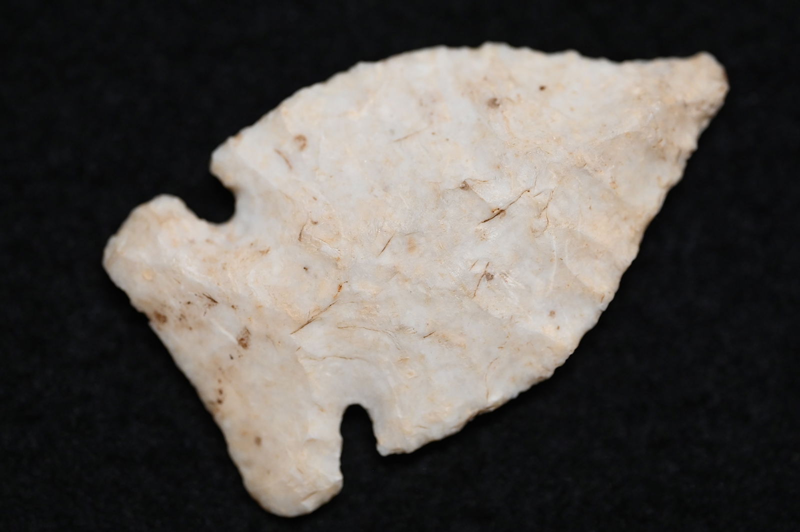 1 11/16" Cache River Arrowhead Found in Lincoln Co. Missouri Ex: Donald Koehler Collection. (1 of 6)