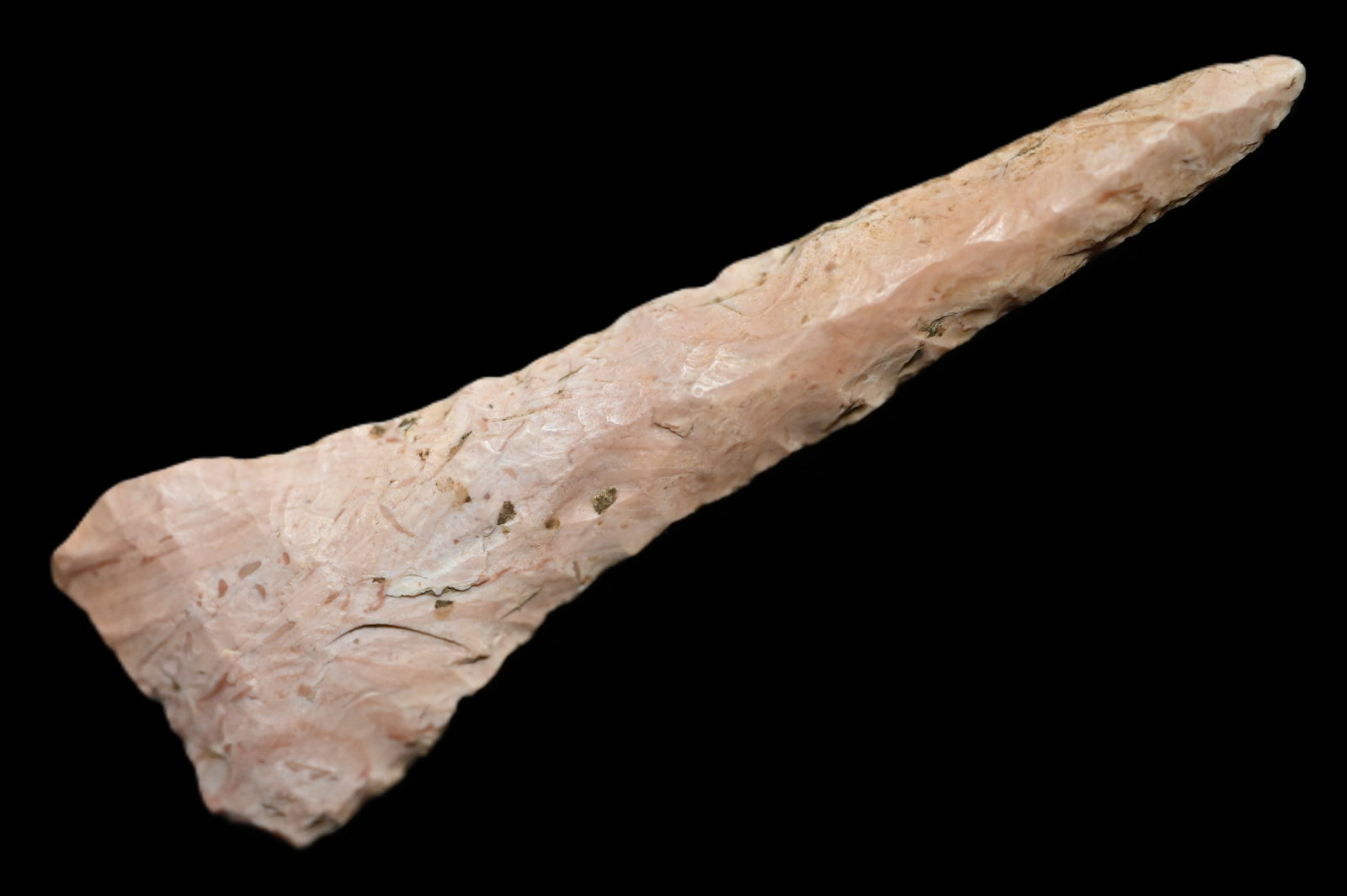 2 11/16" Red Drill Found in Boone Co. Missouri Ex: Ray Arnett Collection.: 2 11/16" Red Drill Found in Boone Co. Missouri Ex: Ray Arnett Collection.