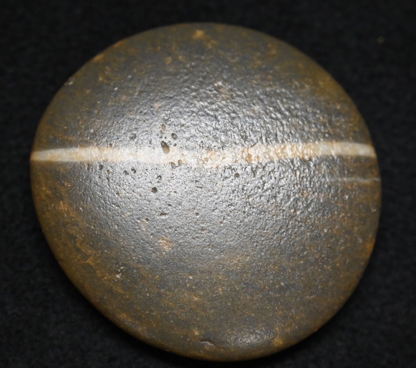 3 7/16" Lightning Strike Heavily Polished Biscuit Discoidal Pettis Co. Missouri Ex: George Wolf (1 of 6)
