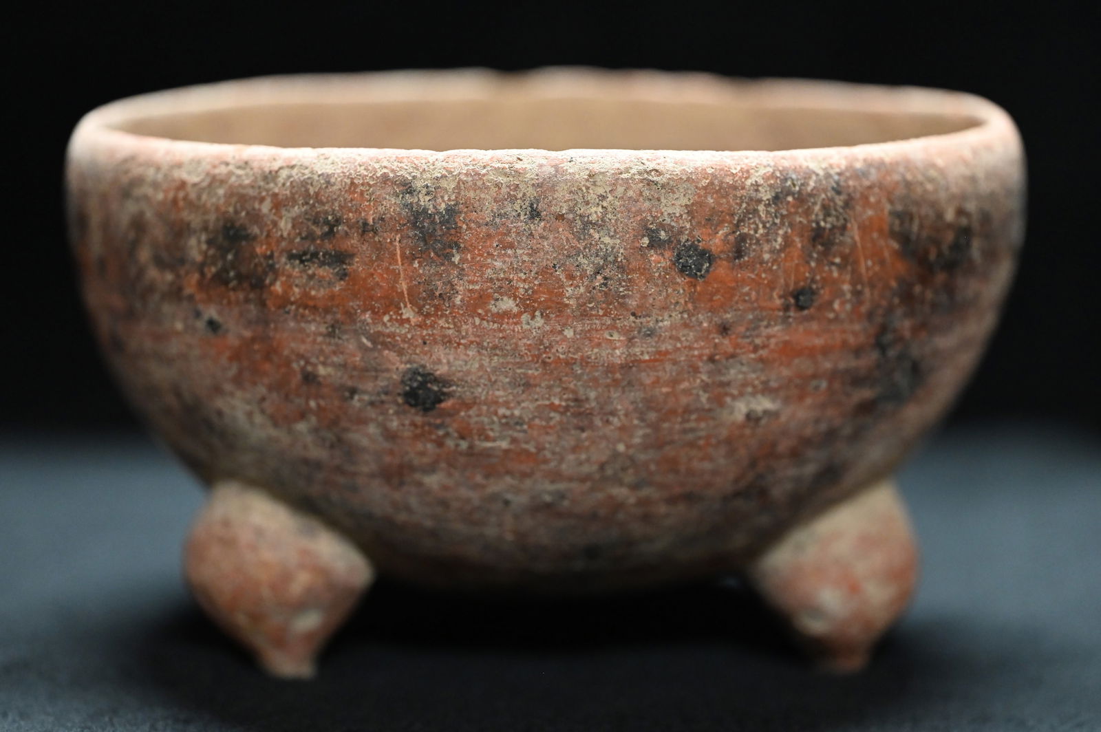 Pre-Columbian 4 1/4" Tripod Bowl Circa 300BC-300AD. (1 of 7)