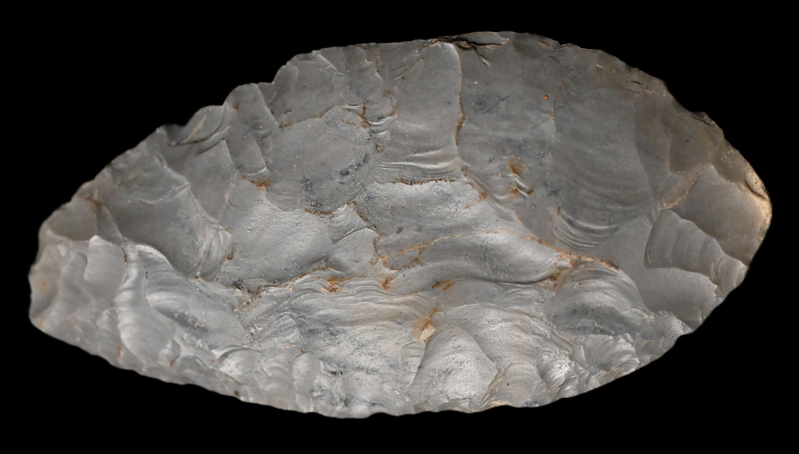 4 15/16" Cache Blade Found in Lawrence Co. Indiana Ex: Sam Hopkins Collection Ryan Keele COA.  Made (1 of 7)