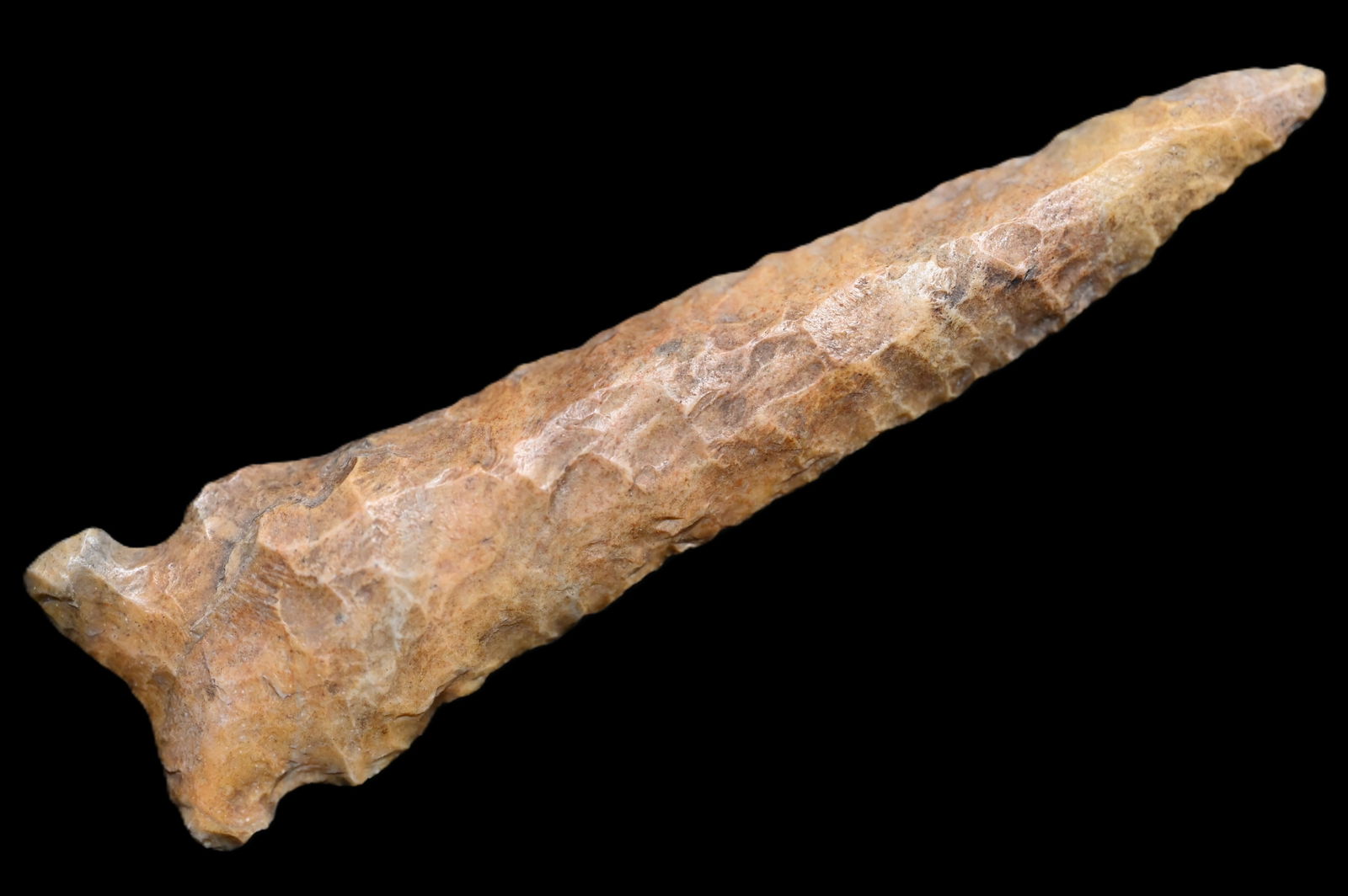 4 1/2" Graham Cave Heavily Creek Stained Found in Boone Co. Missouri Ex: Mike Bradshaw Collection (1 of 7)