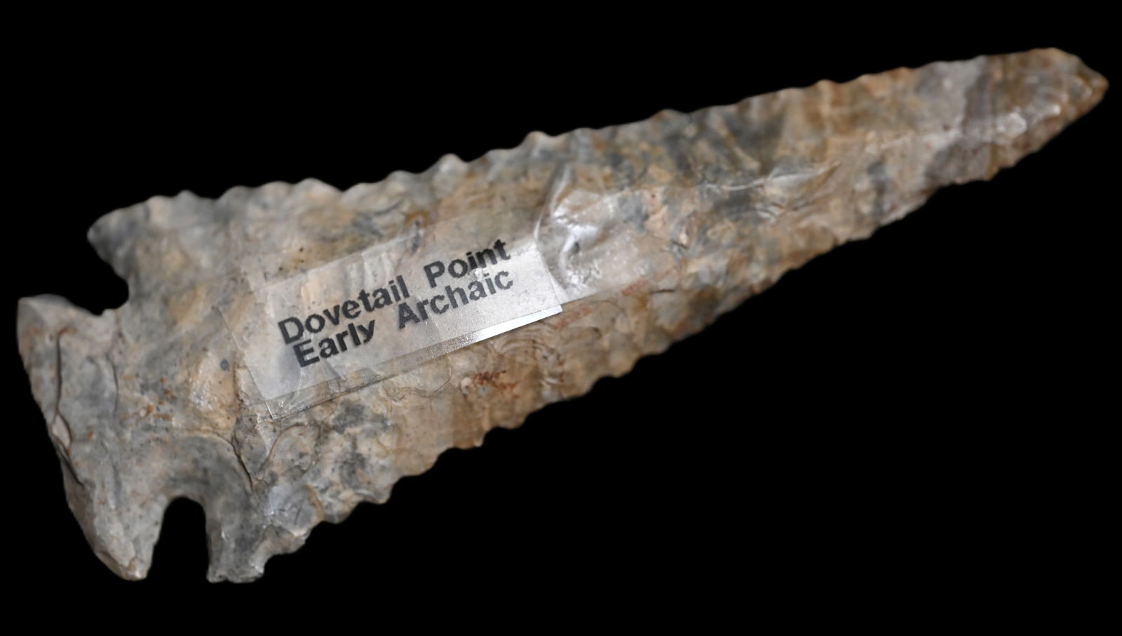 4 1/8" Notched Base Dovetail Found in Hancock Co. Ohio. (1 of 7)