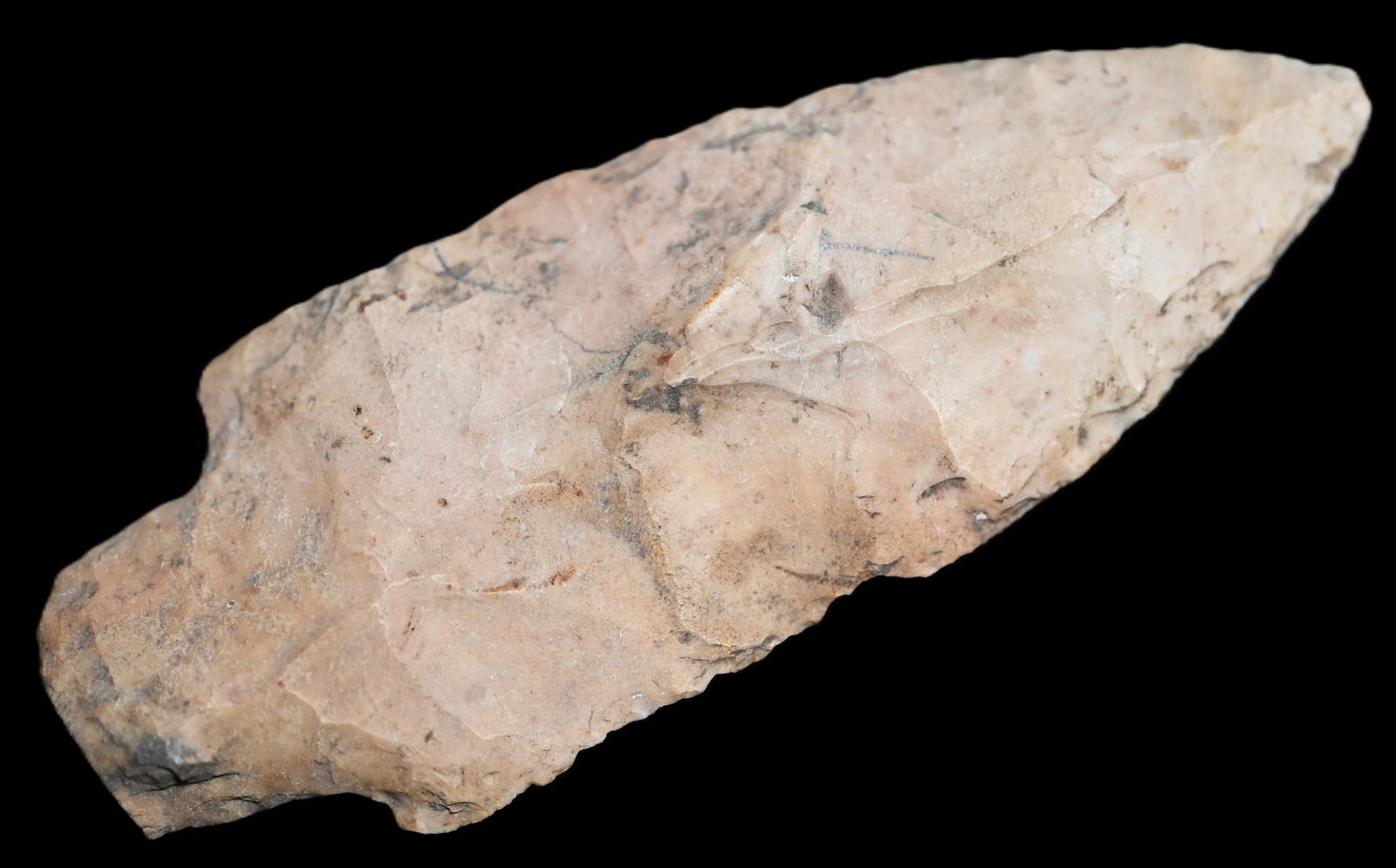 4 1/8" Adena Arrowhead Found in Adam's Co. Illinois. (1 of 6)