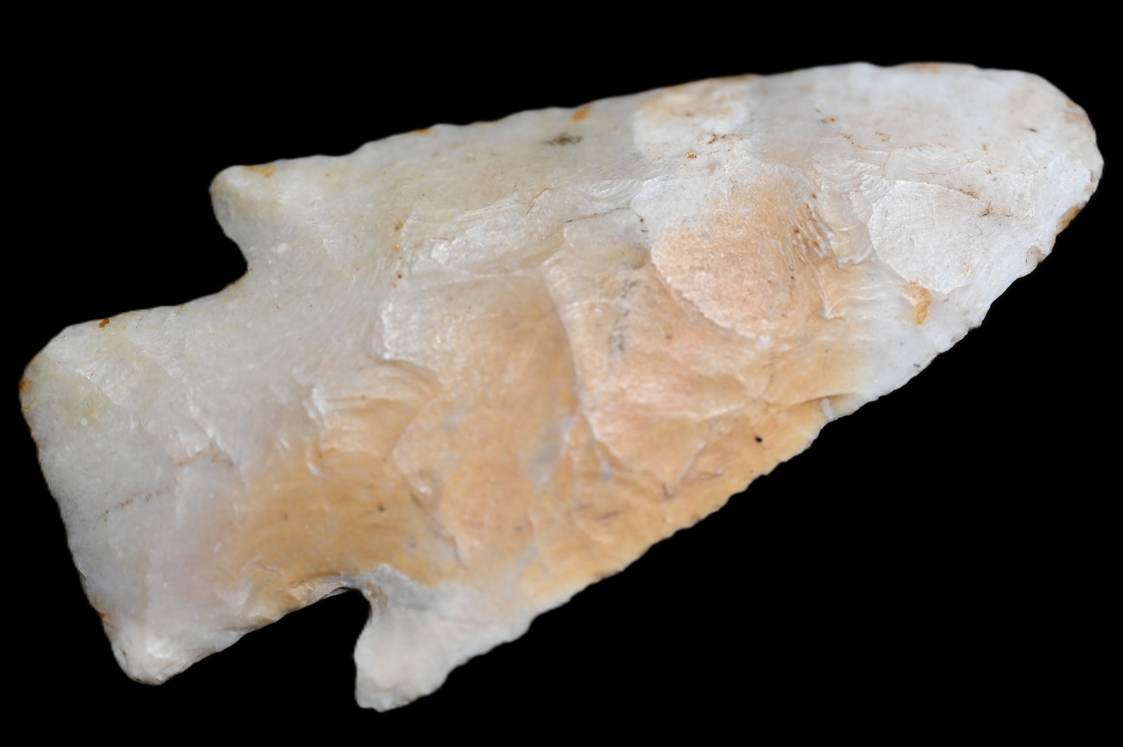 3 5/16" Kaolin Chert Hardin Found in Jersey Co. Illinois.: 3 5/16" Kaolin Chert Hardin Found in Jersey Co. Illinois.