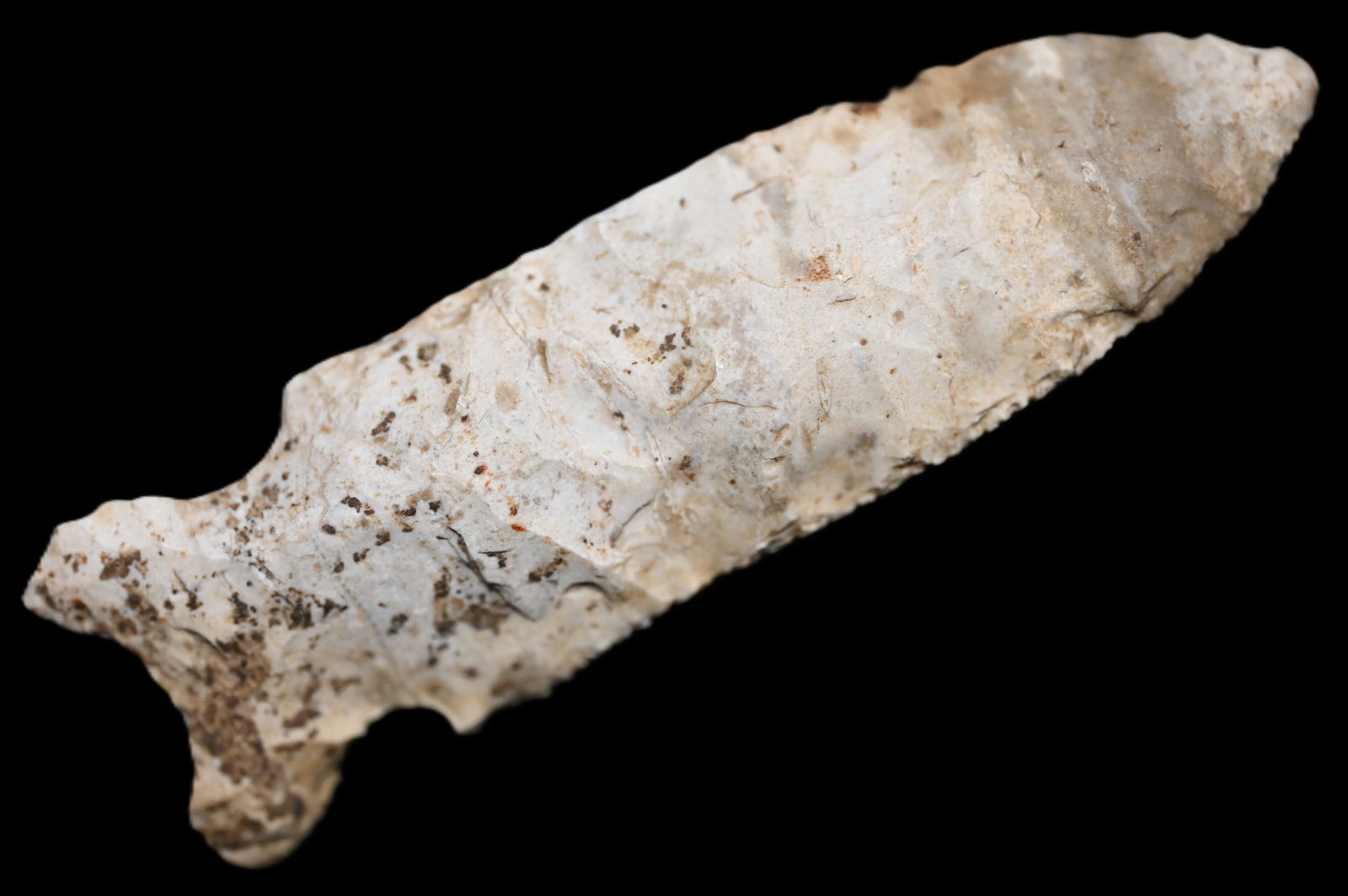 3 1/2" Graham Cave Found in Brown Co. Illinois Ryan Keele COA Ex: Aaron Morath Collection. (1 of 7)