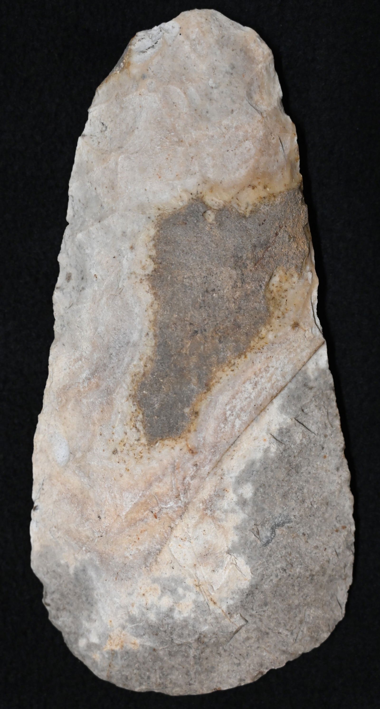 8 1/16" Mill Creek Chert Spade Found in Lincoln Co. Missouri Ex: Donald Koehler Collection Ryan (1 of 10)