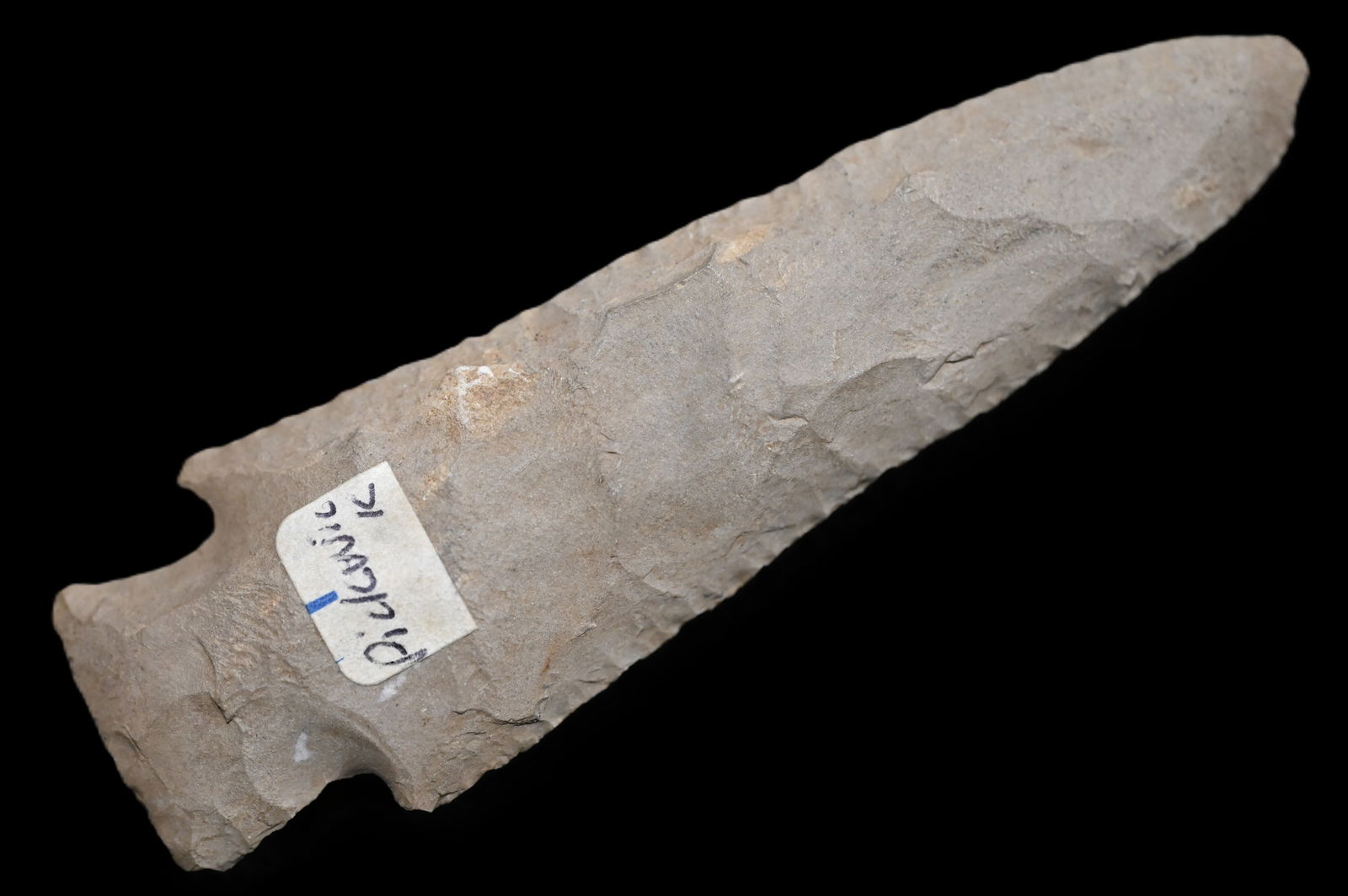 4 1/8" Hardin Arrowhead Found in Kentucky/Tennessee Ex: Walt McIntyre Collection. (1 of 6)