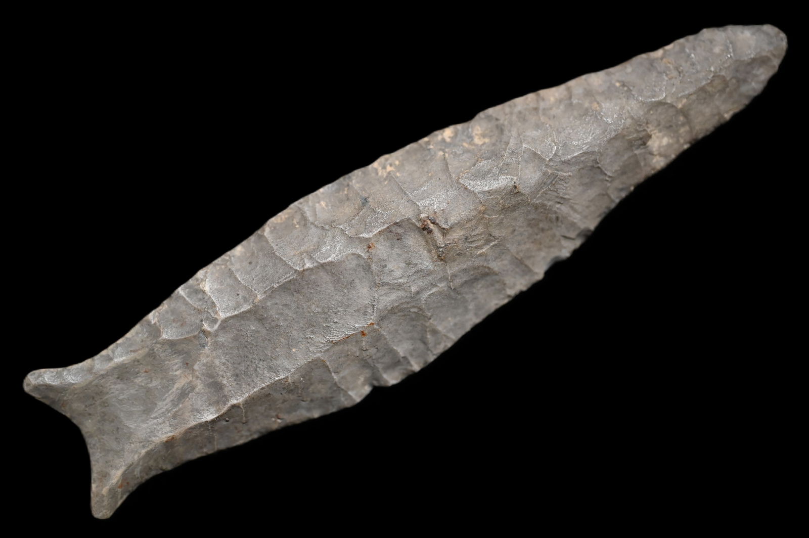 4" Cumberland Arrowhead Restored 3/4" of the base Ex: Walt McIntyre Collection Found in Tennessee. (1 of 6)