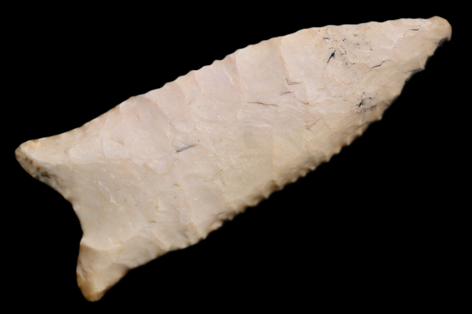 3 1/8" Dalton Arrowhead Found in Arkansas Ex: Walt McIntyre Collection. (1 of 6)