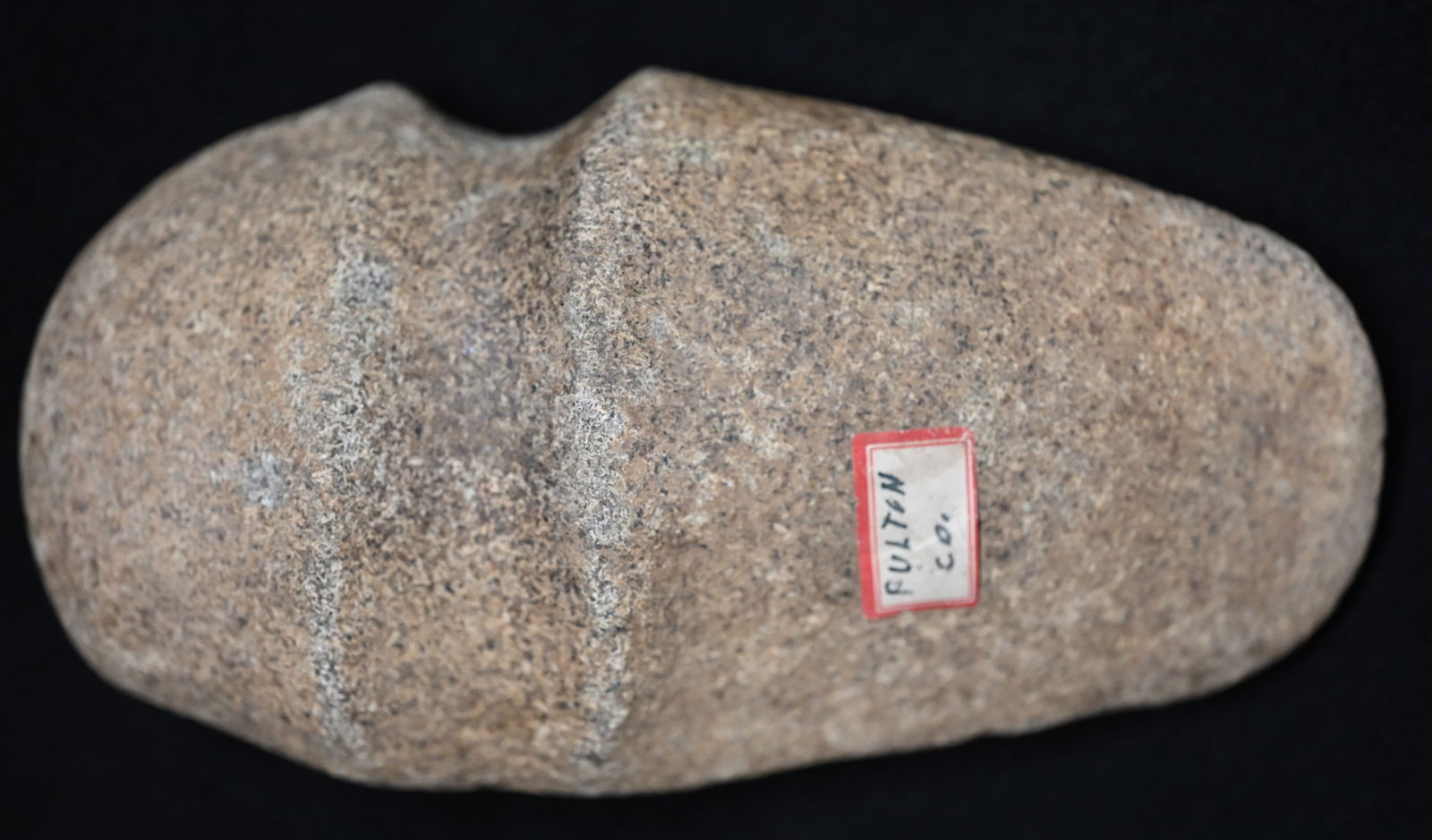 6 5/8" Granite 3/4 Groove Axe Found in Fulton Co. Illinois by Dean Dowling. (1 of 8)