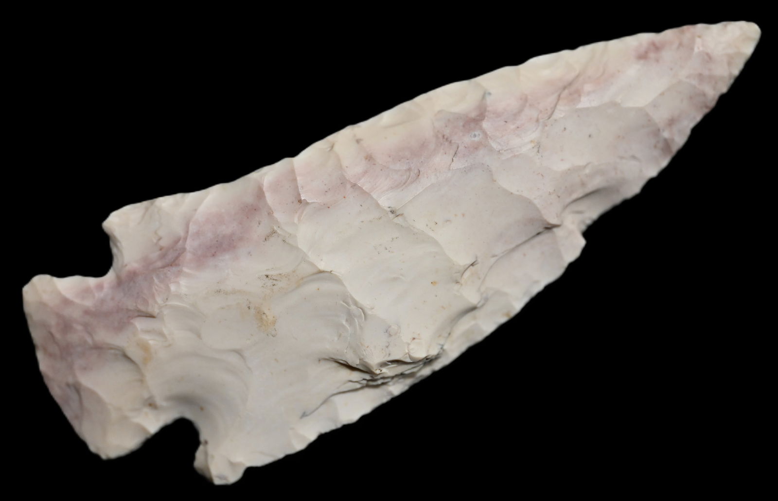 3 7/8" Etley Arrowhead Found in Lincoln Co. Missouri Ex: Donald Koehler Collection. (1 of 6)
