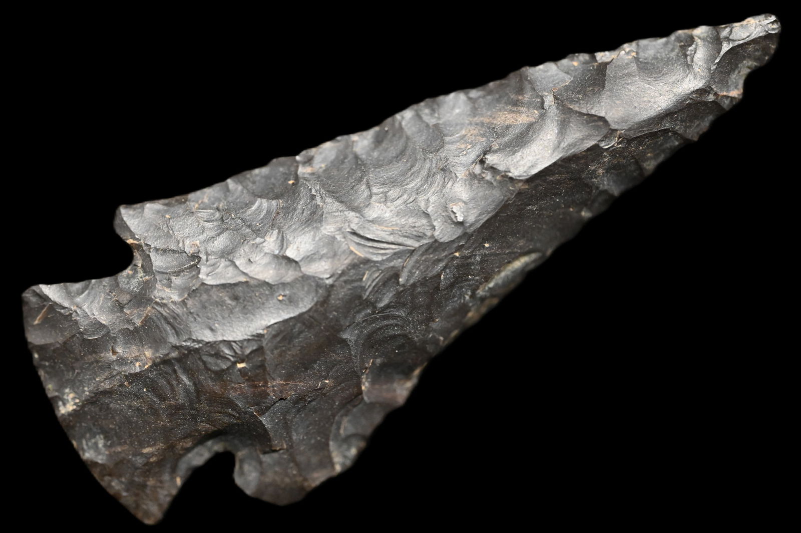 2 7/8" Hardin Arrowhead Found in Ohio Ex: Walt McIntyre Collection. (1 of 6)