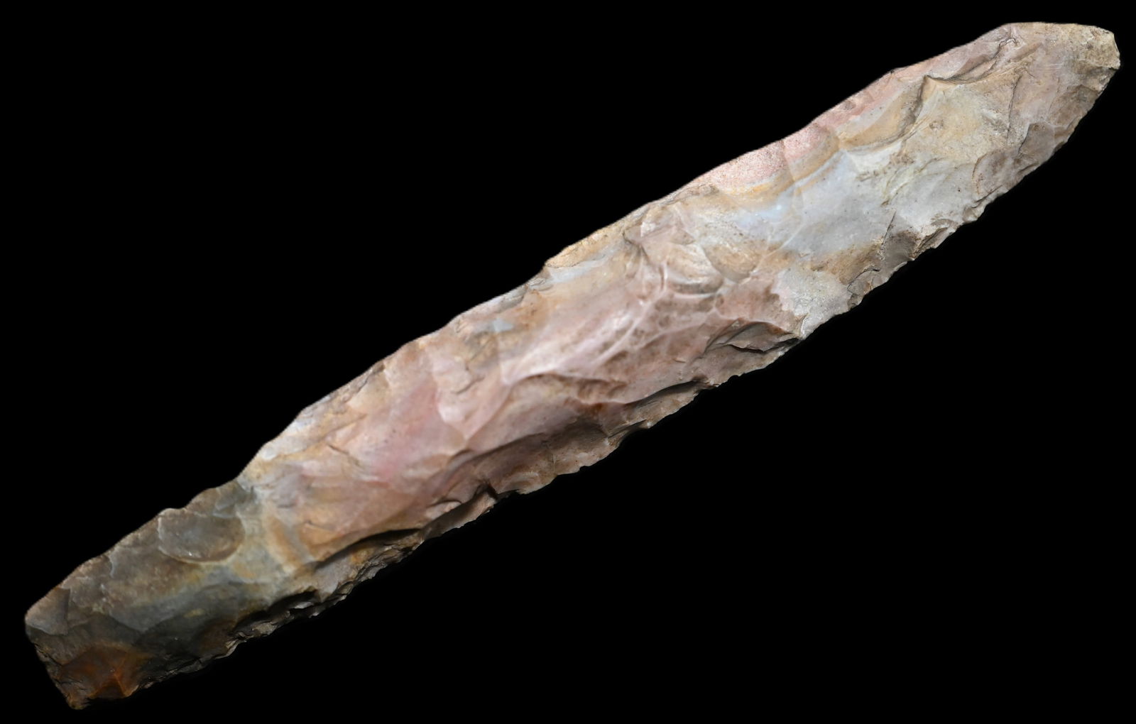 7" Colorful Nebo Hill Found in Pettis Co. Missouri Ex: George Wolf Collection.: 7" Colorful Nebo Hill Found in Pettis Co. Missouri Ex: George Wolf Collection.