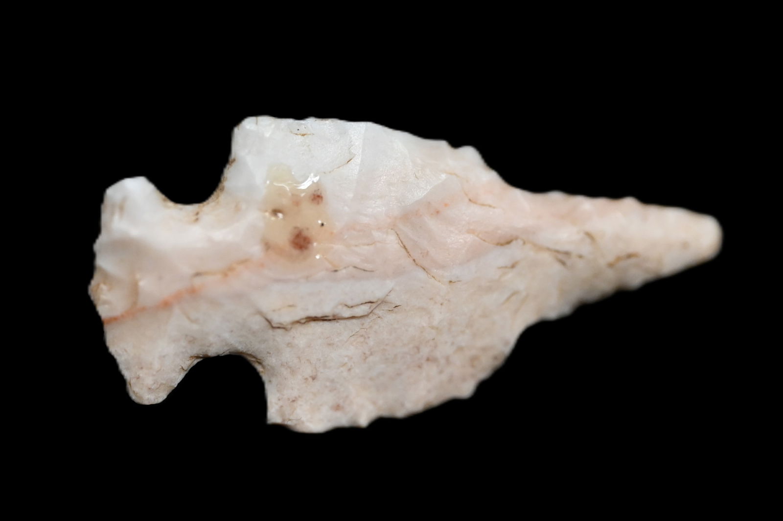 1 1/8" Scallorn Bird Point Found in Saline Co. Missouri Ex: George Wolf Collection. (1 of 6)