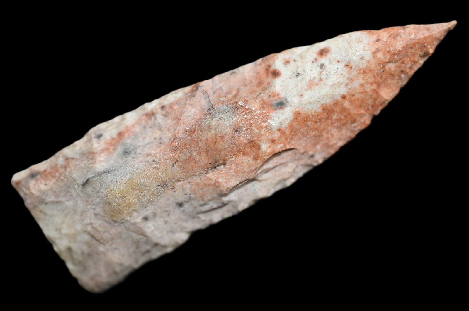 3 1/8" Colorful Steuben Found in Pettis Co. Missouri Ex: George Wolf Collection.: 3 1/8" Colorful Steuben Found in Pettis Co. Missouri Ex: George Wolf Collection.