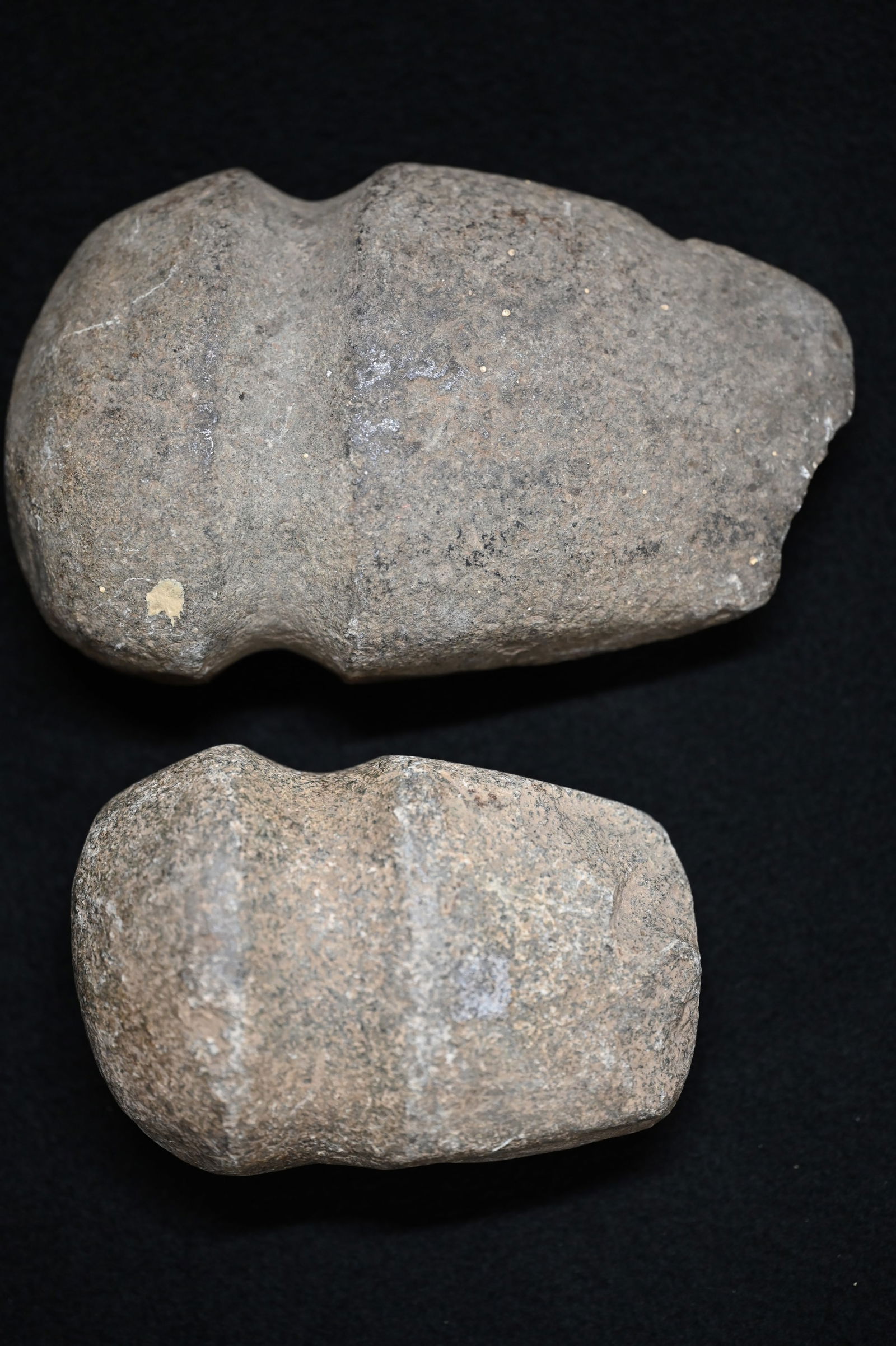 2 Granite Axes Found in Fulton Co. Missouri by Dean Dowling 6 1/4" Longest. (1 of 7)