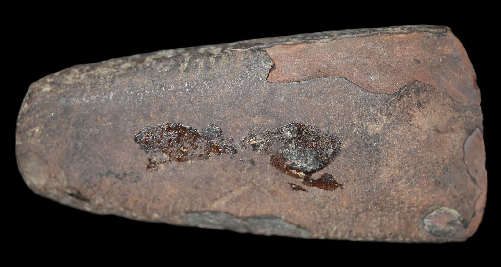 5 1/2" Stone Celt Found in Dayton Co. Ohio Ex: Dean Dowling Collection. (1 of 9)