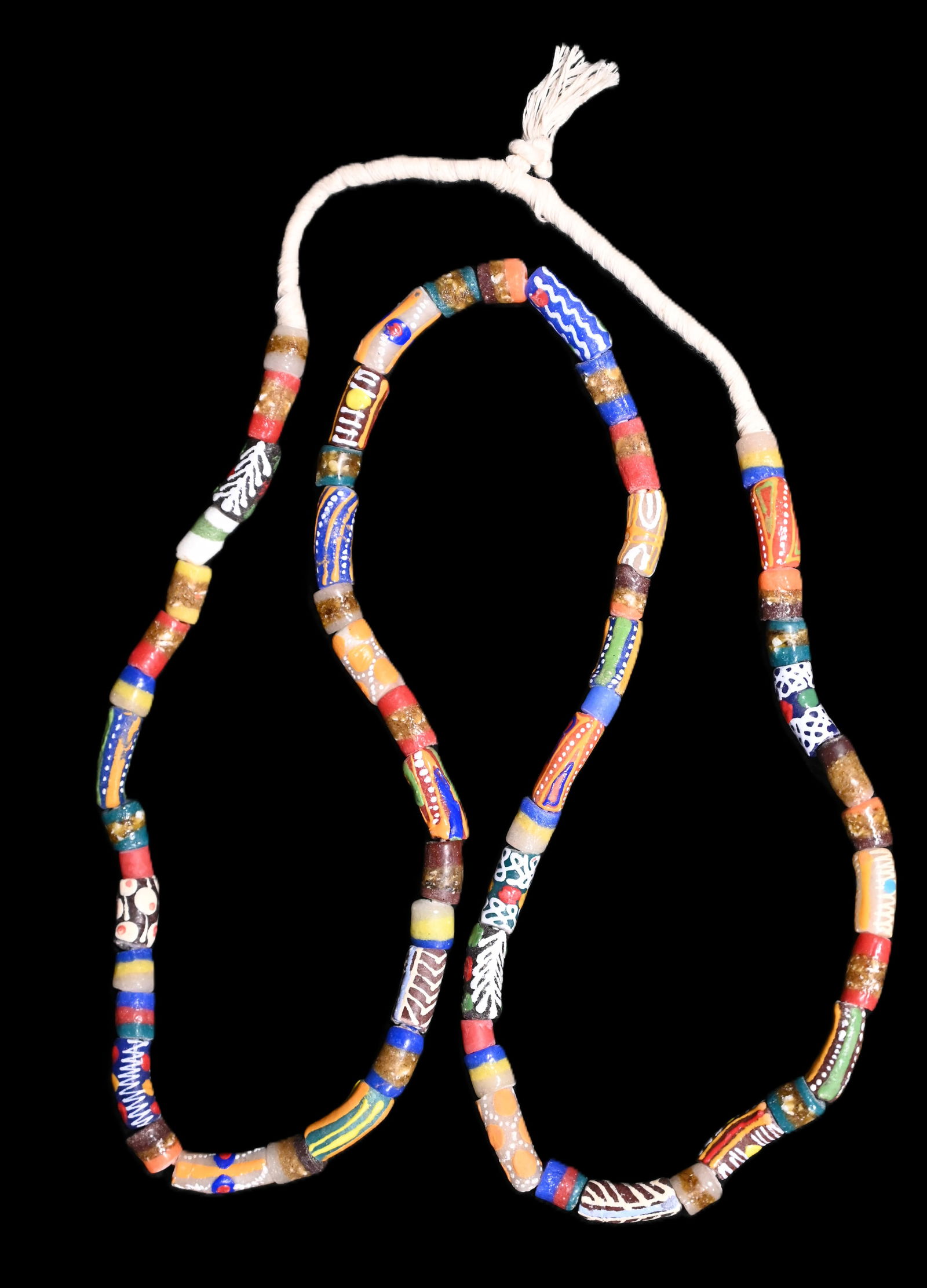 African Trade Bead Necklace.: African Trade Bead Necklace.